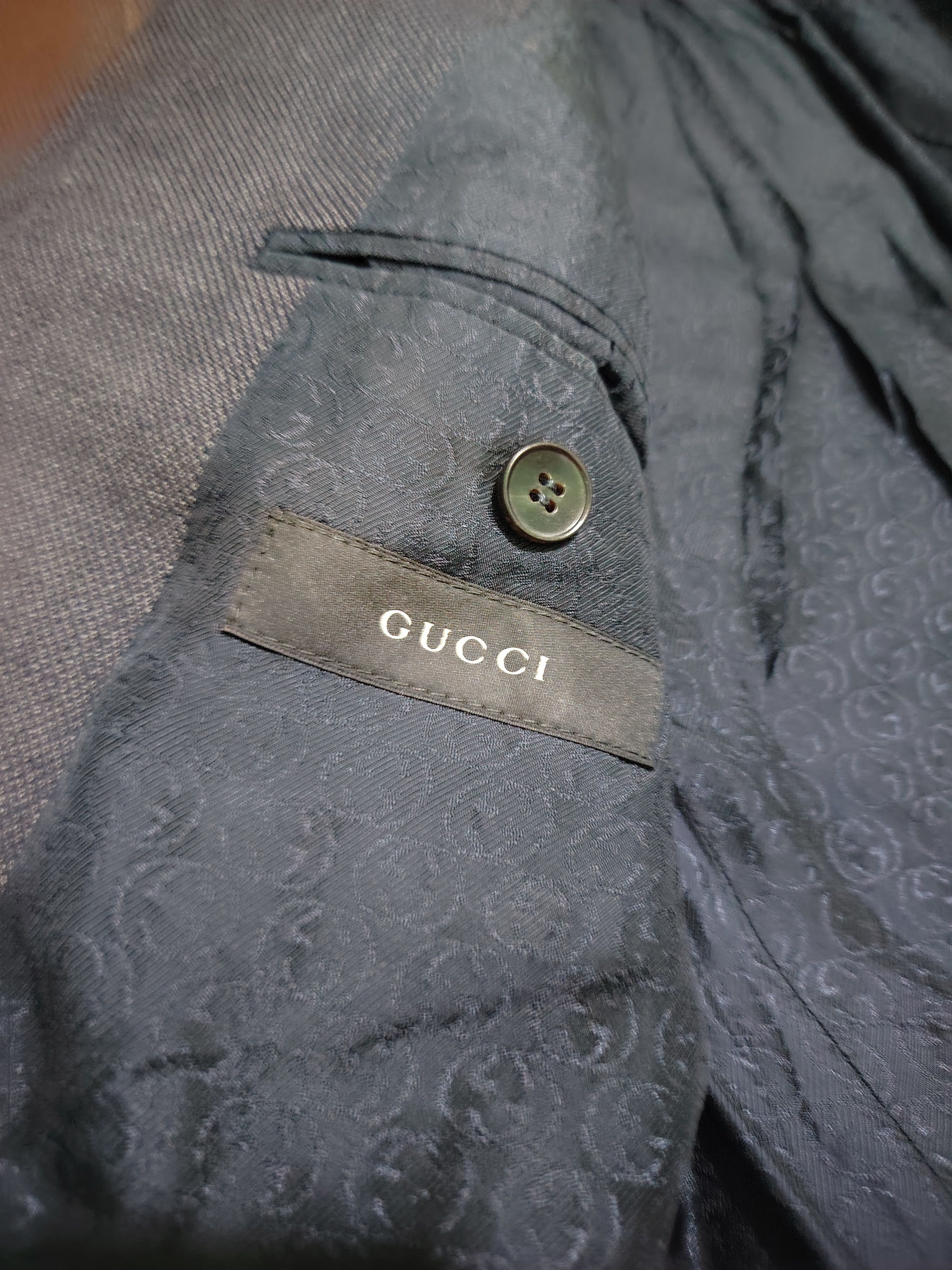 Gucci GUCCI - TOM FORD - Cupro Blazer Size 44R - 7 Thumbnail