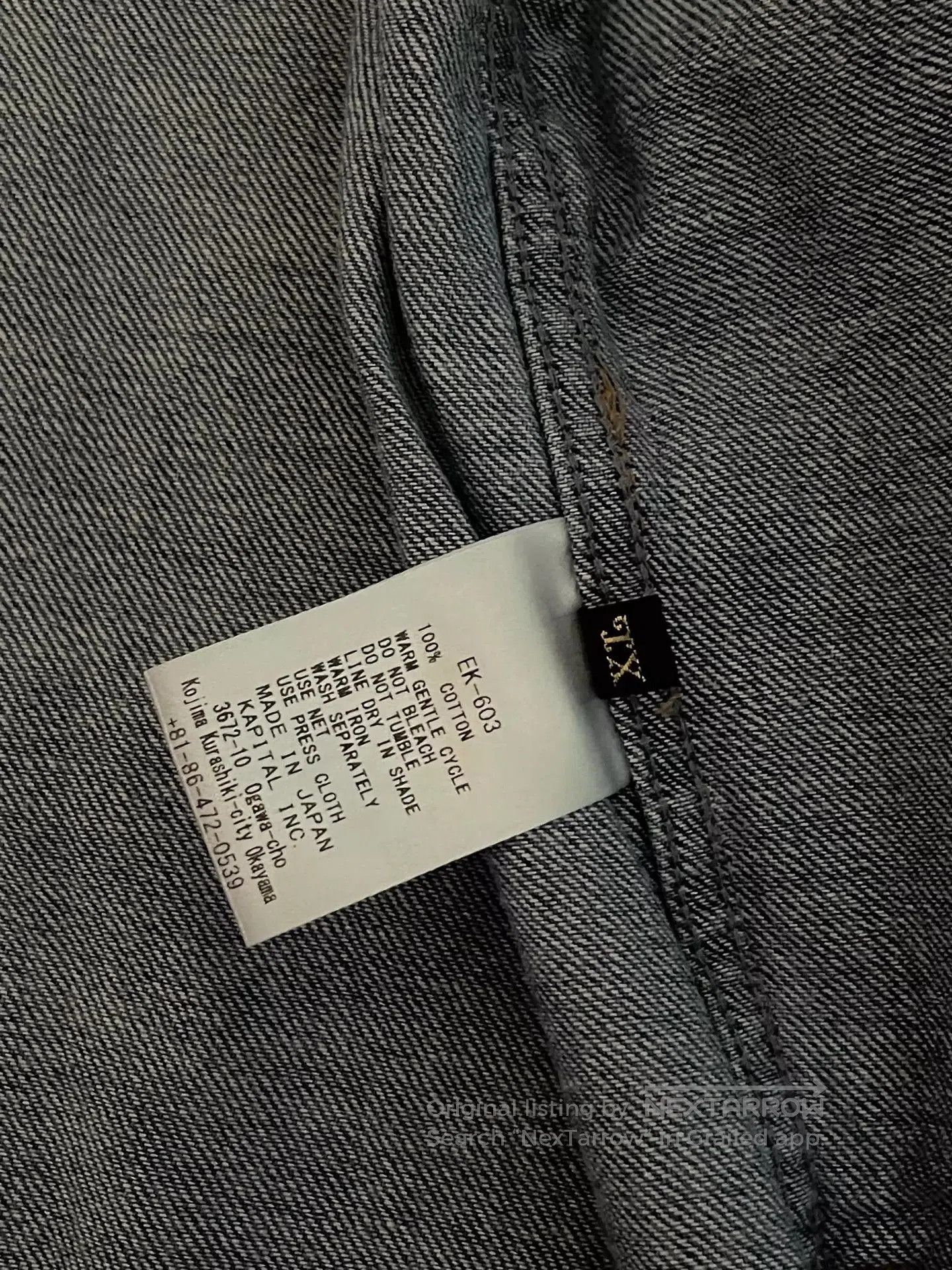 Kapital Kapital Denim Jacket . Size US XL / EU 56 / 4 - 4 Thumbnail