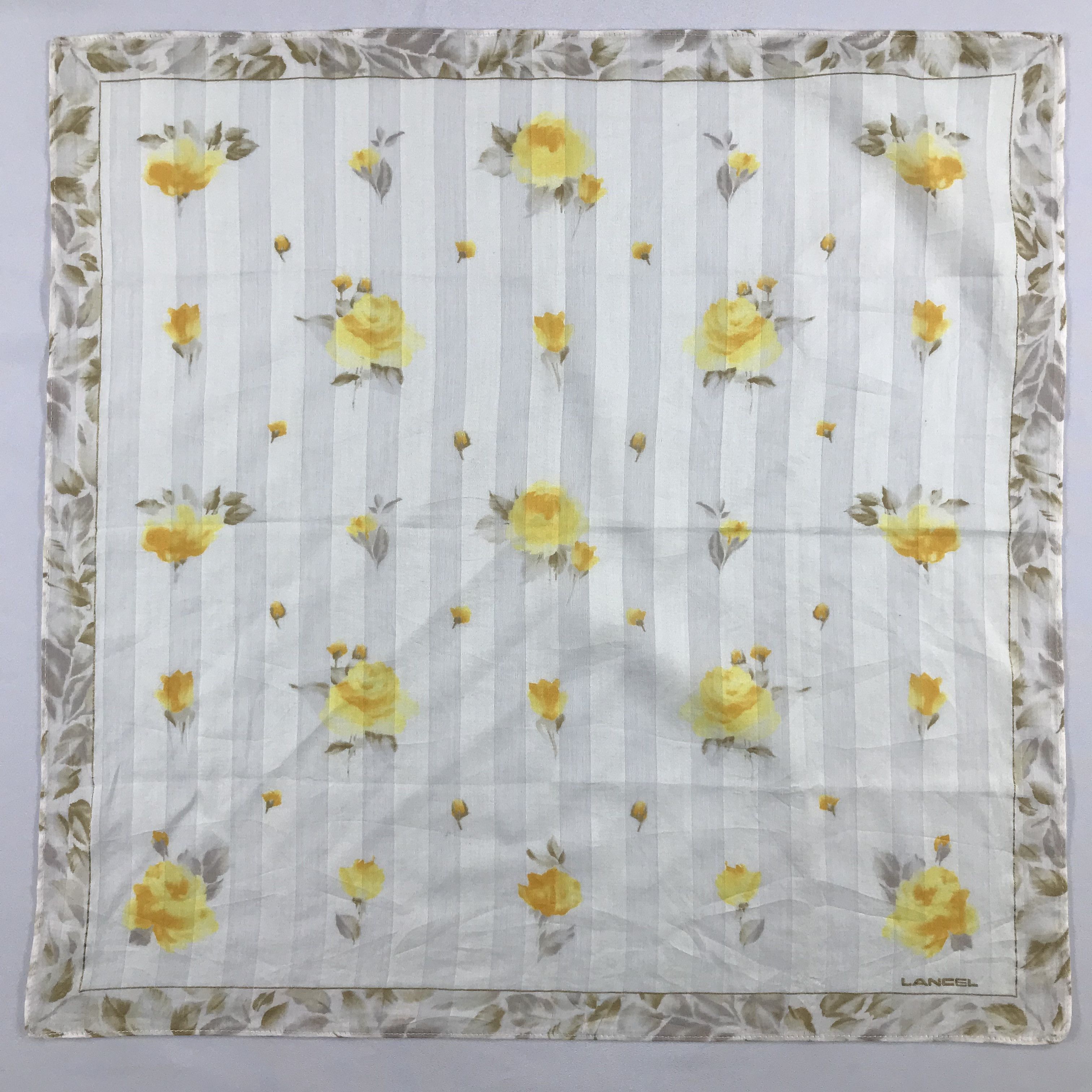 Lancel × Vintage Lancel Bandana / Handkerchief / Neckerchief - S2568 Size ONE SIZE - 1 Thumbnail