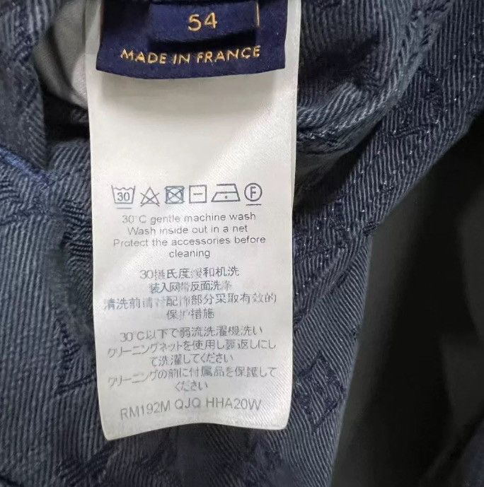 Louis Vuitton Louis Vuitton LV navy denim jacket 2412-Nextarrow Size US L / EU 52-54 / 3 - 4 Thumbnail