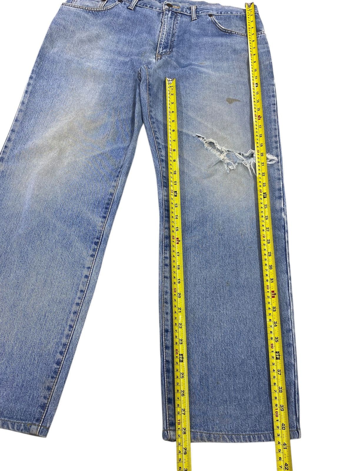 Edwin Edwin Light Wash Ripped Style Straight Leg Jean Size US 38 / EU 54 - 7 Thumbnail