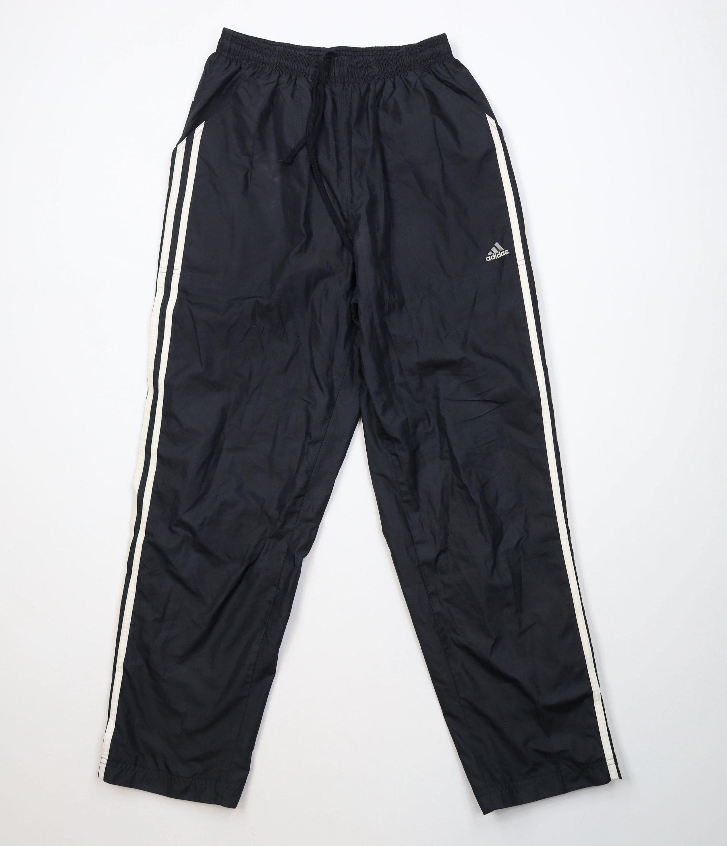 Adidas Vintage Y2K 2001 Adidas Striped Lined Windbreaker Pants Size US 32 / EU 48 - 1 Thumbnail