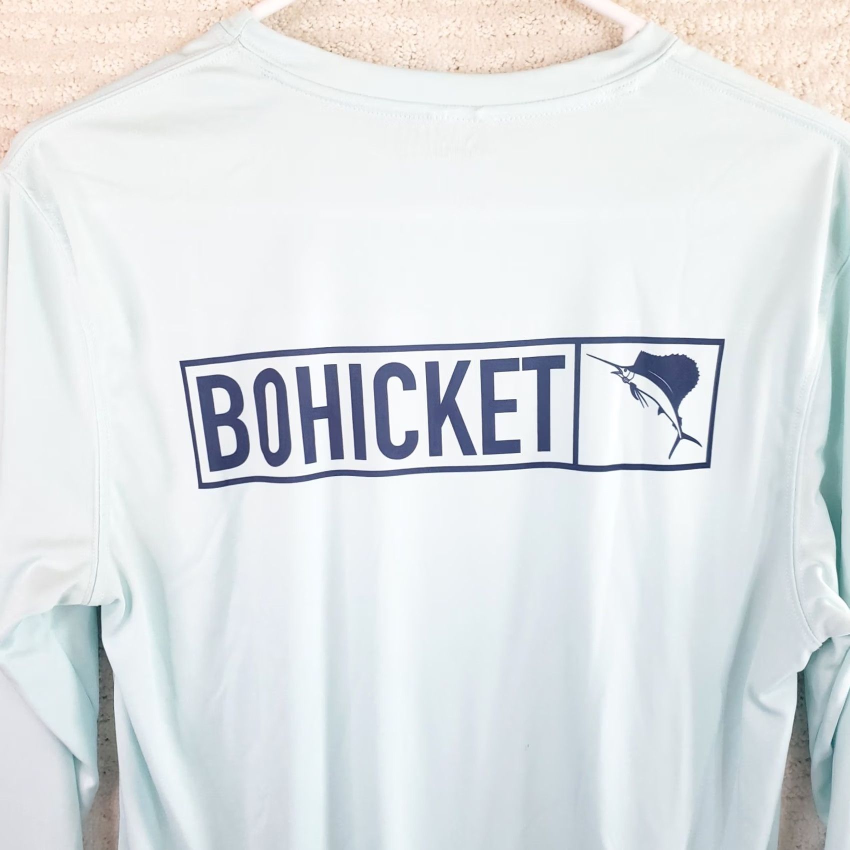 AQUA Altered Latitude Shirt Aqua Blue Long Slv. S Unisex Bohicket Marina Size US S / EU 44-46 / 1 - 7 Thumbnail