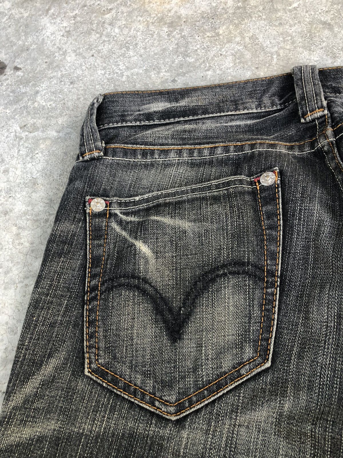 If Six Was Nine Y2k Levis Flared Jeans Distressee Jeans 708 Size US 30 / EU 46 - 16 Thumbnail
