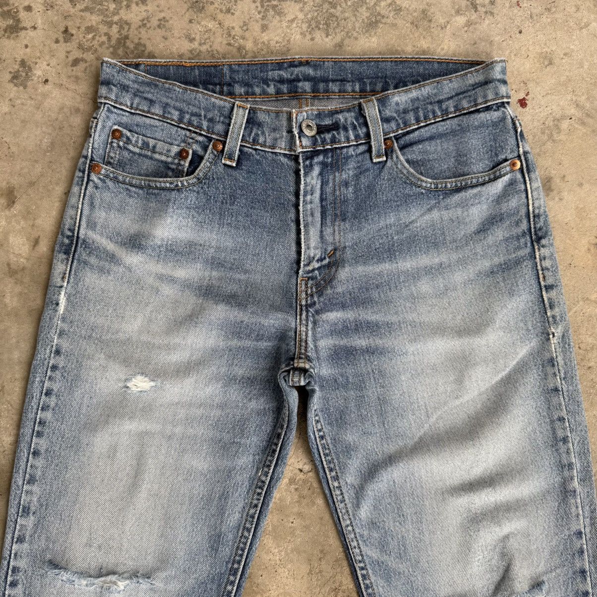 Levi's W30x30.5 Vintage Levi's 511 Faded Ripped Denim Jean Pants Size US 30 / EU 46 - 2 Thumbnail