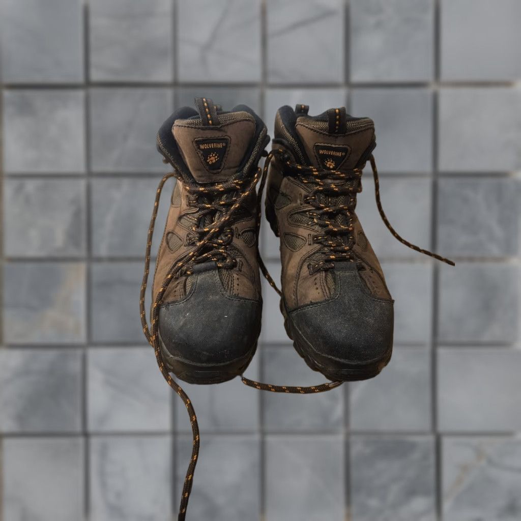 Wolverine Steel Toe Safety Boots ASTM F2413-05 W02194 Brown  display picture 1