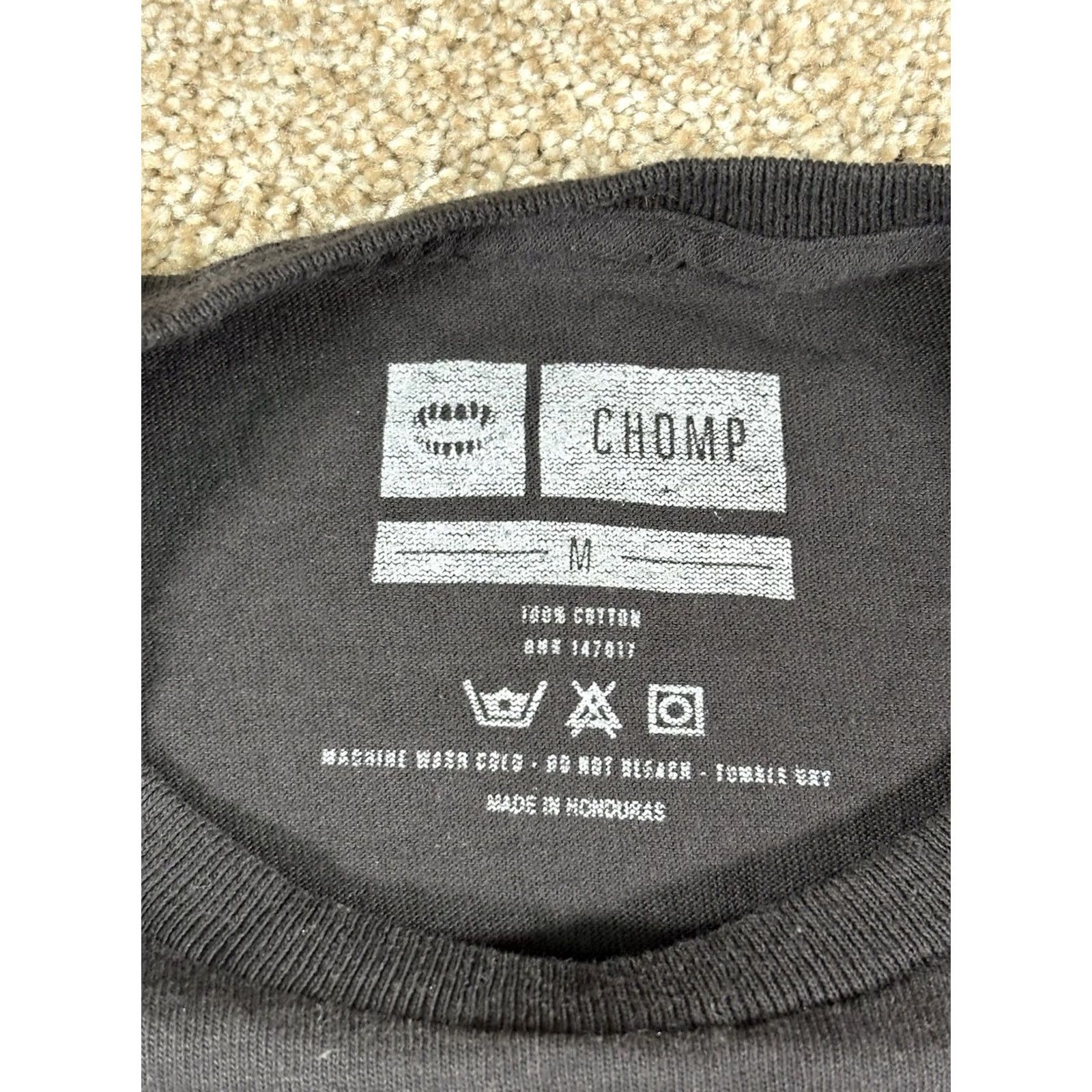 Vintage CHOMP Y2K Skate RIP Long Sleeve Shirt Black Men Size Medium Size US M / EU 48-50 / 2 - 4 Thumbnail