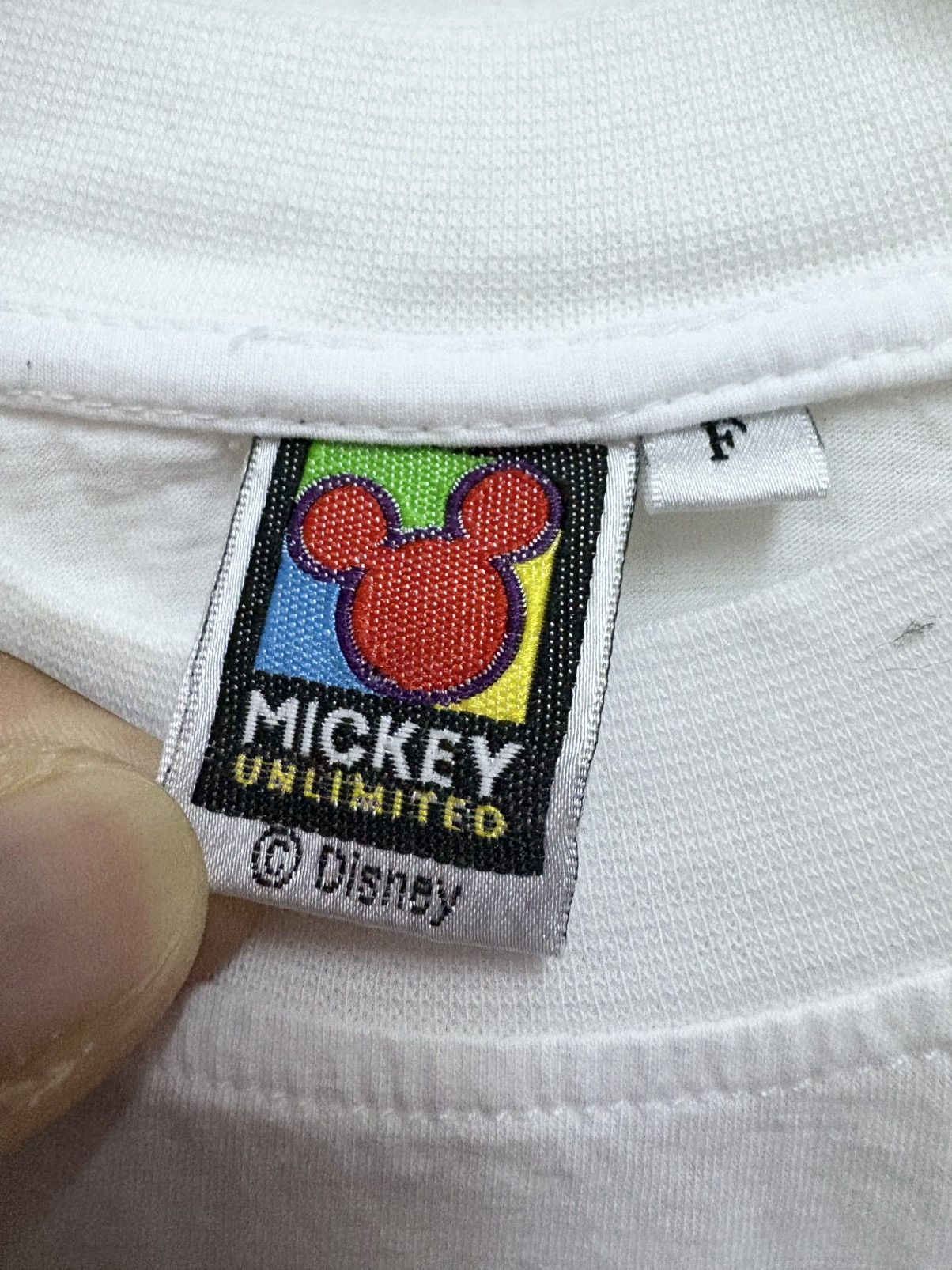 Disney Vintage 90's Disney Mickey Mouse - Huge Mickey Face T-Shirt Size US L / EU 52-54 / 3 - 9 Thumbnail