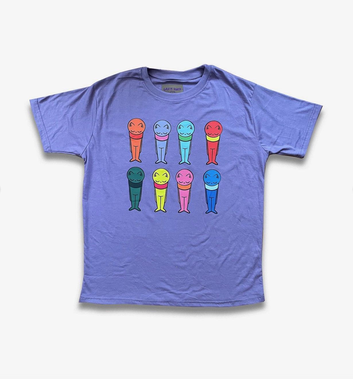 Other Gavin South Gilf Gavin Colorful Cat Tee T-Shirt Purple Size US L / EU 52-54 / 3 - 2 Thumbnail