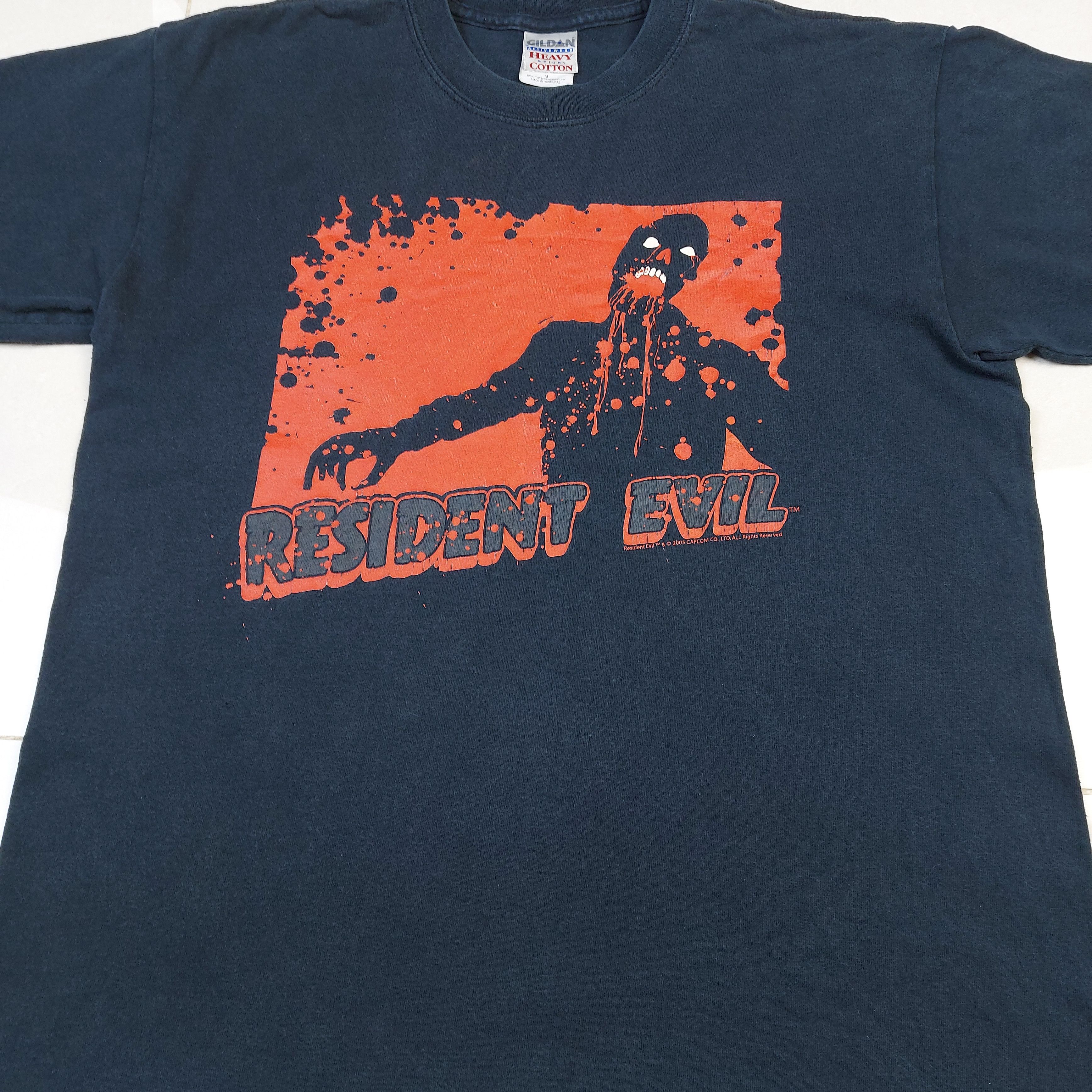 Playstation Vintage 2005 Resident Evil Capcom PlayStation 2 TEE Size US M / EU 48-50 / 2 - 6 Thumbnail