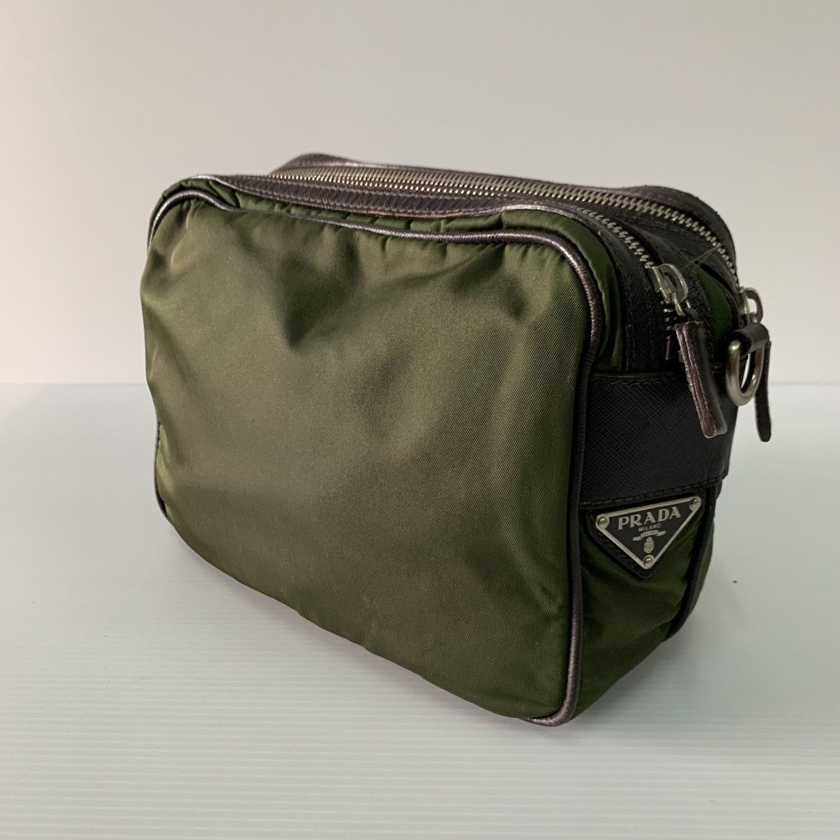 Prada Prada Nylon Clutch Sling Bag Size ONE SIZE - 1 Thumbnail
