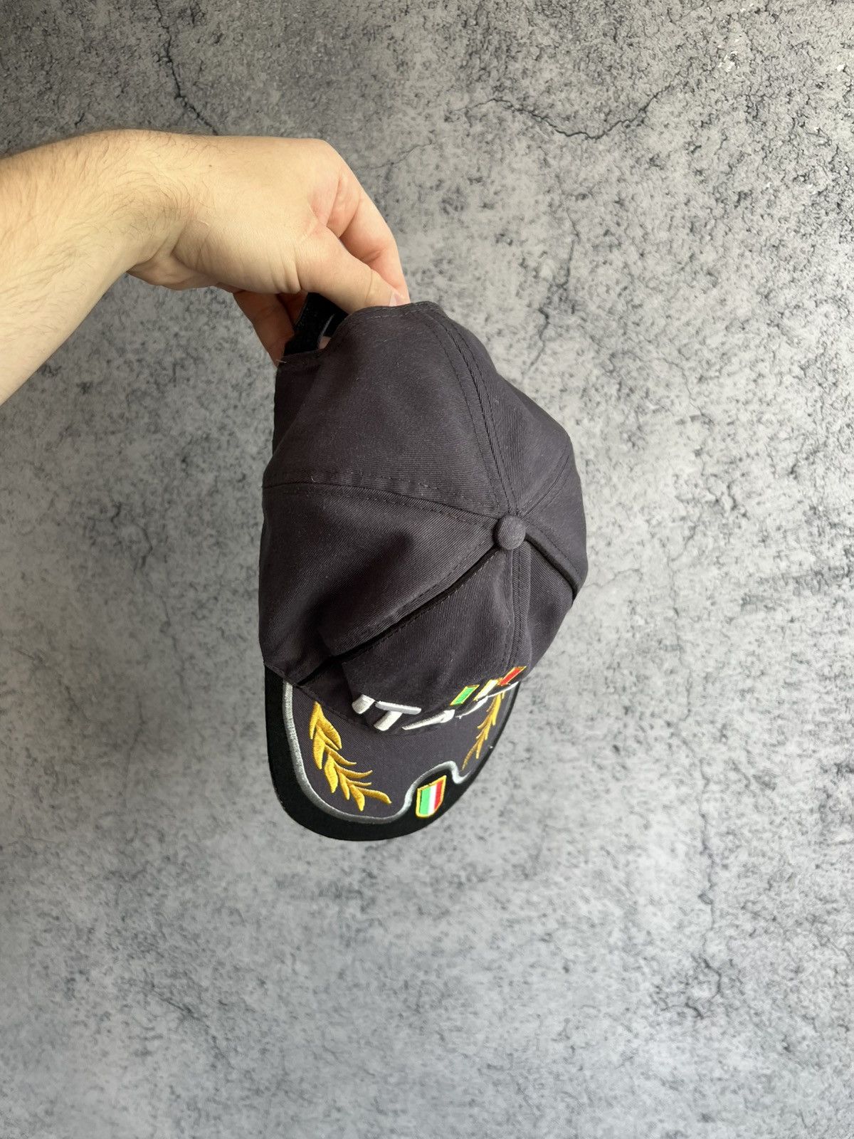 Vintage Y2K Italia Cap Mens One Size Embroidered Logo Hype Size ONE SIZE - 12 Thumbnail