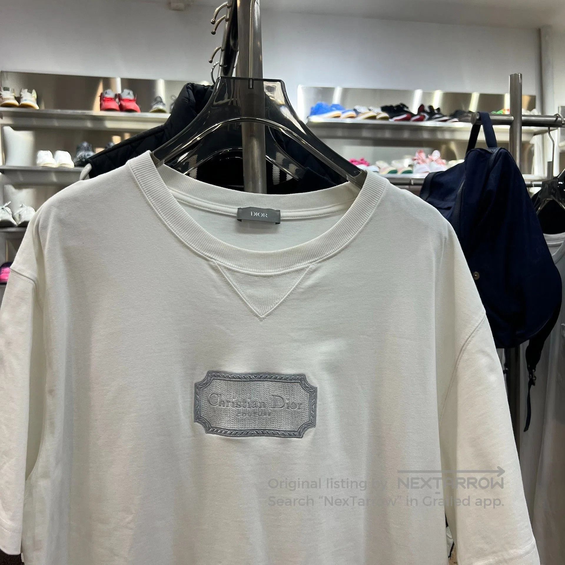 Dior Dior Essentials Christian Dior Logo Crewneck T. Size US XXL / EU 58 / 5 - 2 Thumbnail