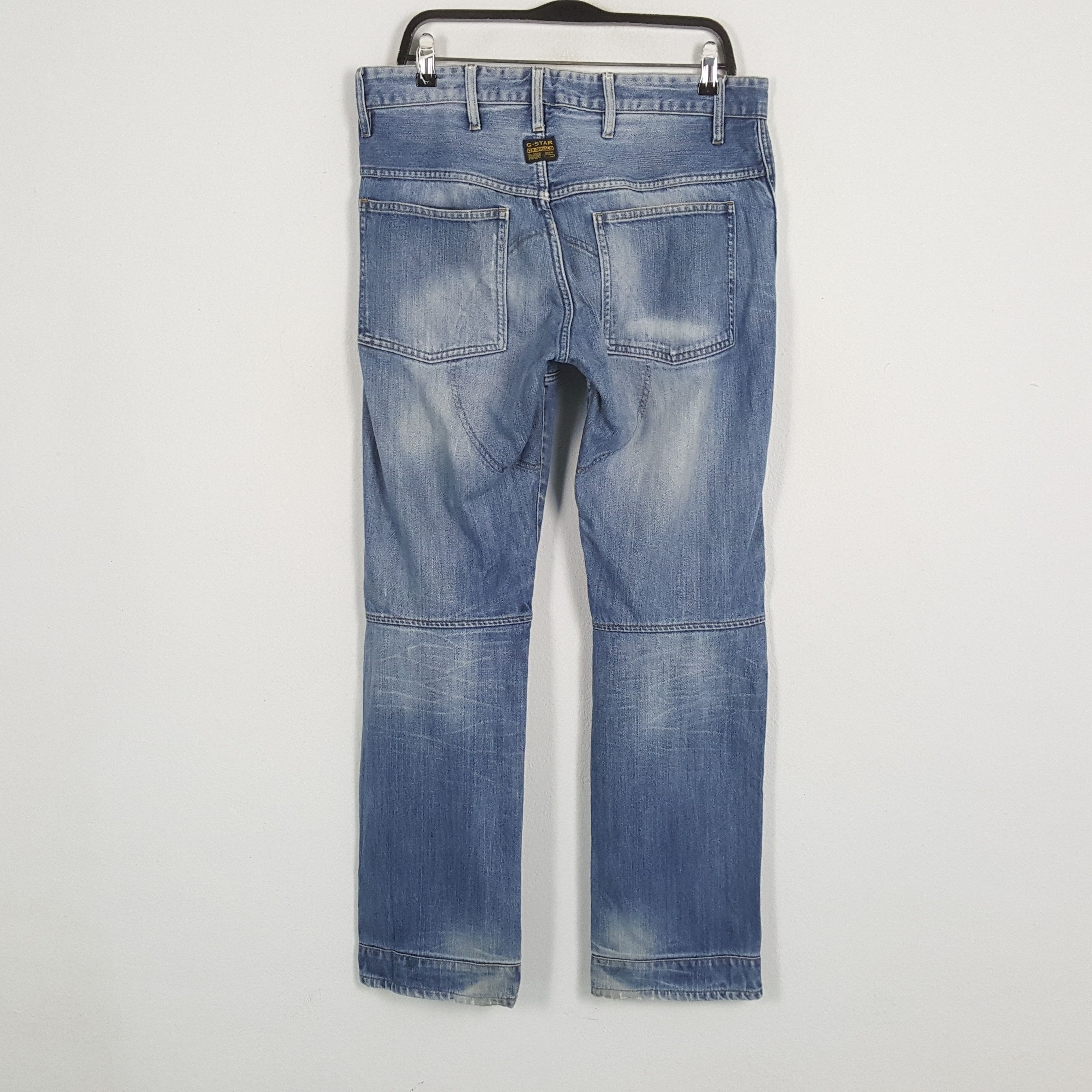 G-Star × Vintage G-STAR RAW Nice Design Riders Style Jeans Size US 34 / EU 50 - 4 Thumbnail