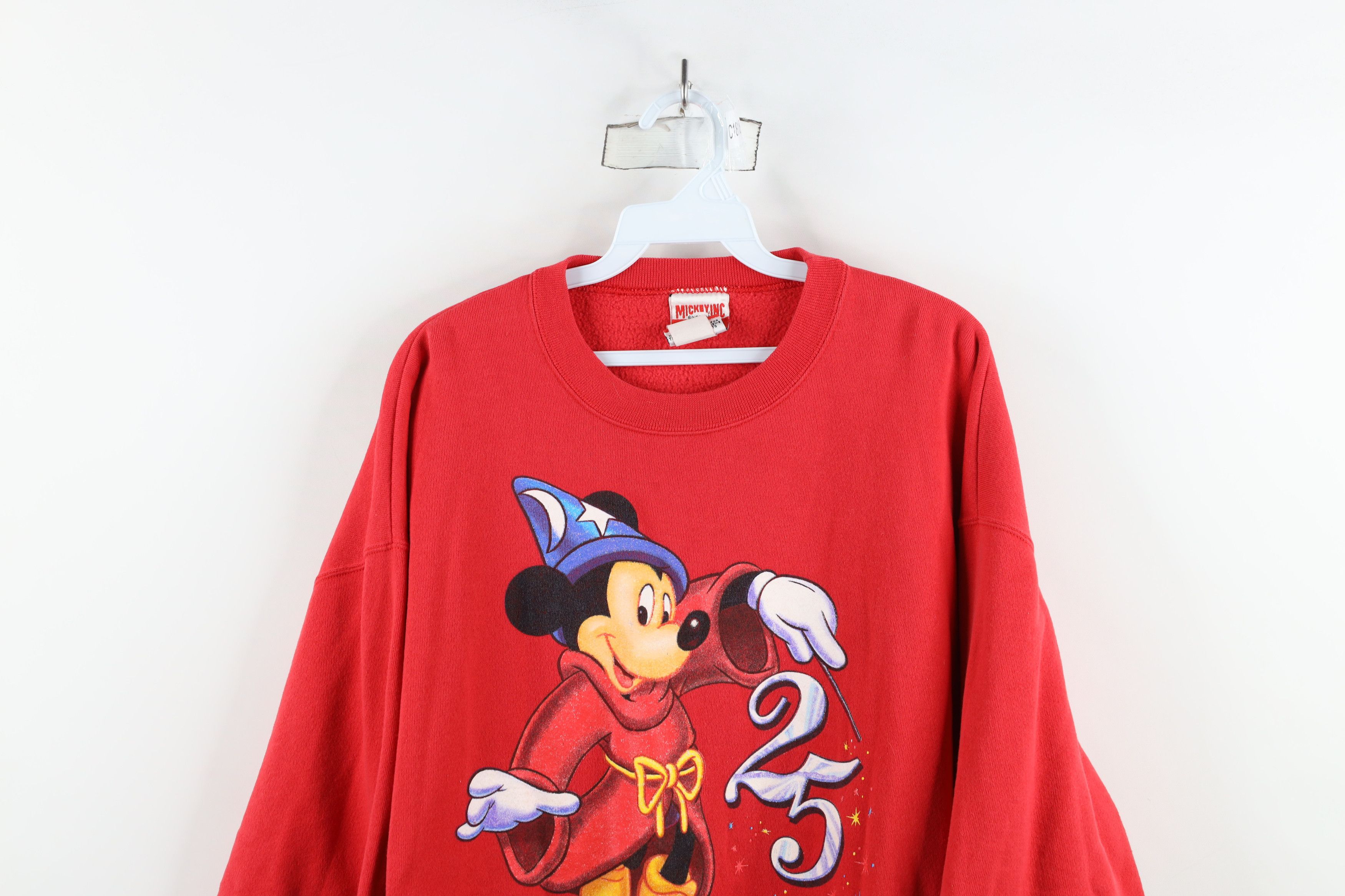 Disney × Vintage Vintage 90s Disney Anniversary Disney World Sweatshirt USA Size US L / EU 52-54 / 3 - 2 Thumbnail