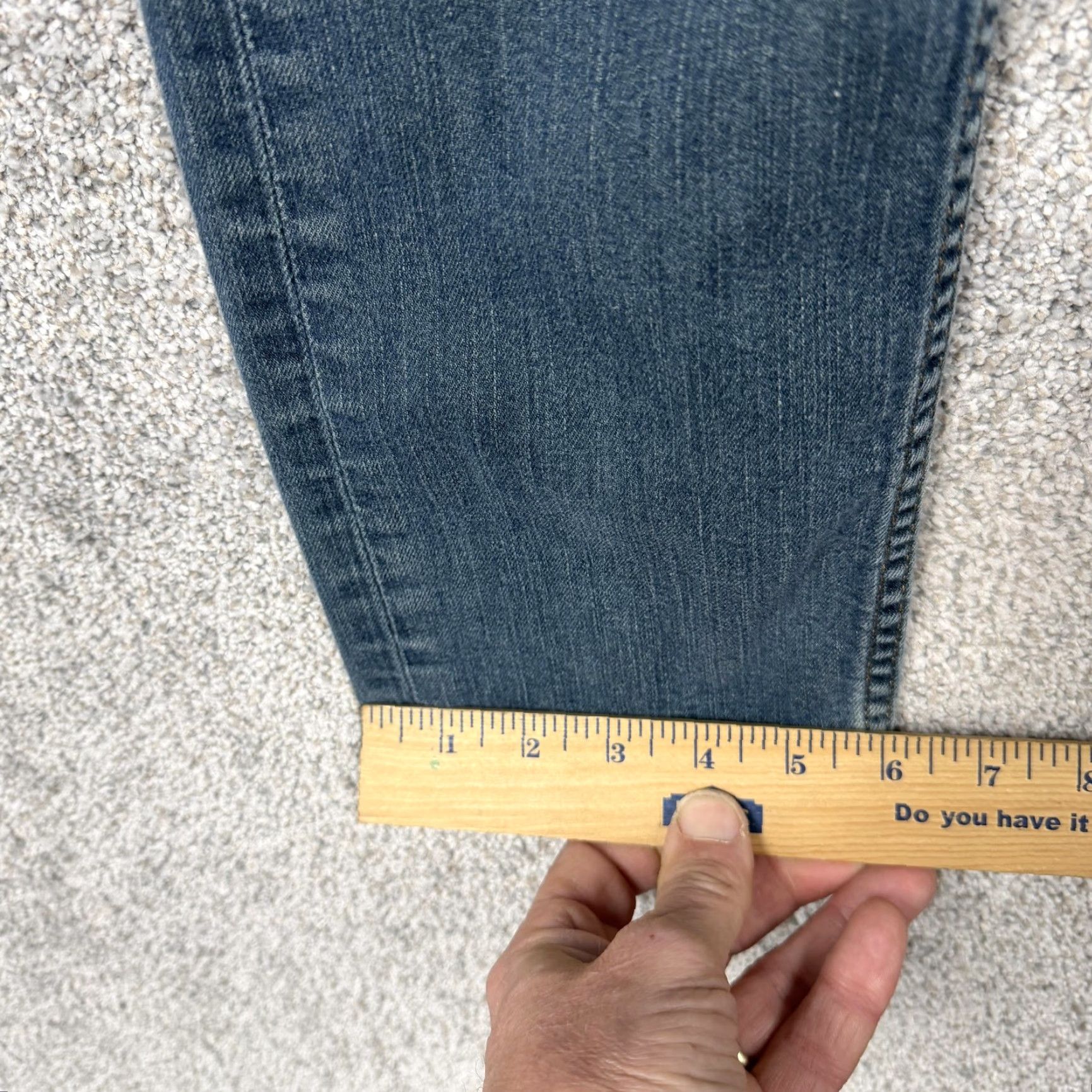 Levi's Levi's 508 Jeans Mens Regular Tapered Blue Mid Wash Denim 32x28 Red Tab Waist 32 Inseam 28 Jeans Shirt? Size US 32 / EU 48 - 3 Thumbnail