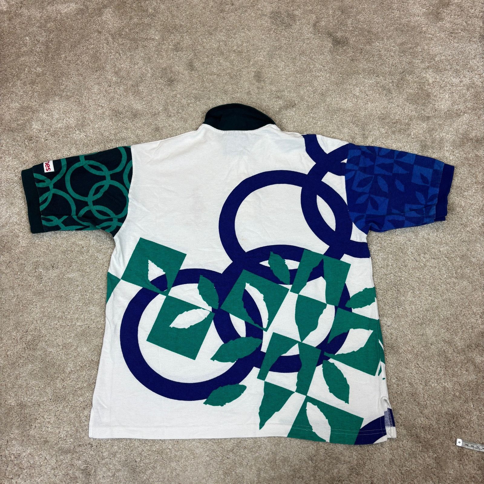 Hanes Vintage 1996 Atlanta Olympics Polo Shirt Hanes Medium AOP Size US M / EU 48-50 / 2 - 4 Thumbnail