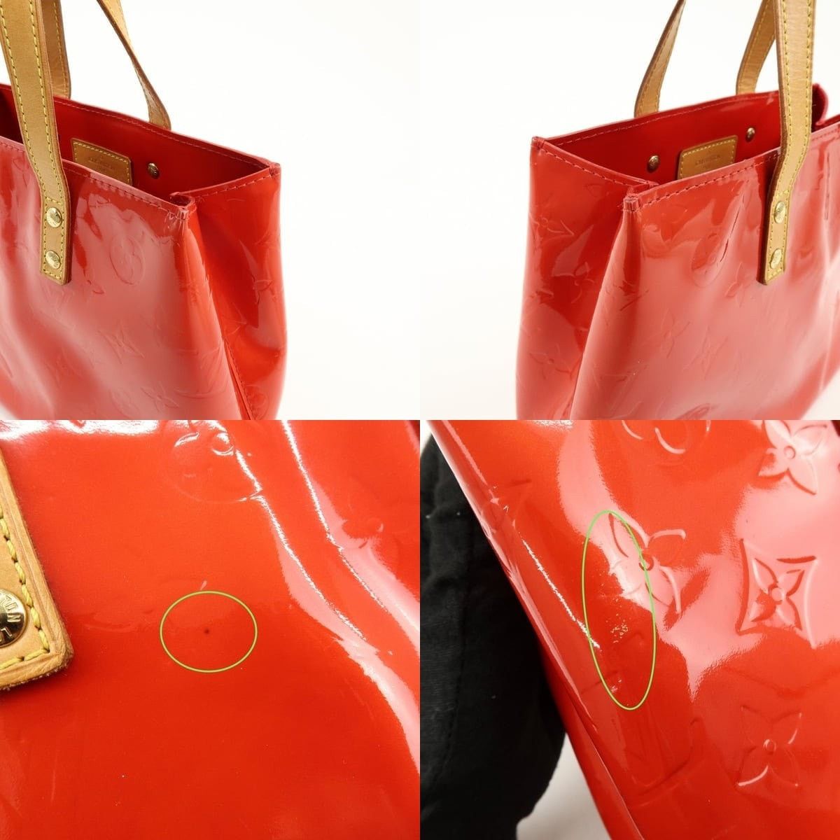 Louis Vuitton Louis Vuitton Monogram Vernis Lead PM Tote Red Size ONE SIZE - 6 Thumbnail
