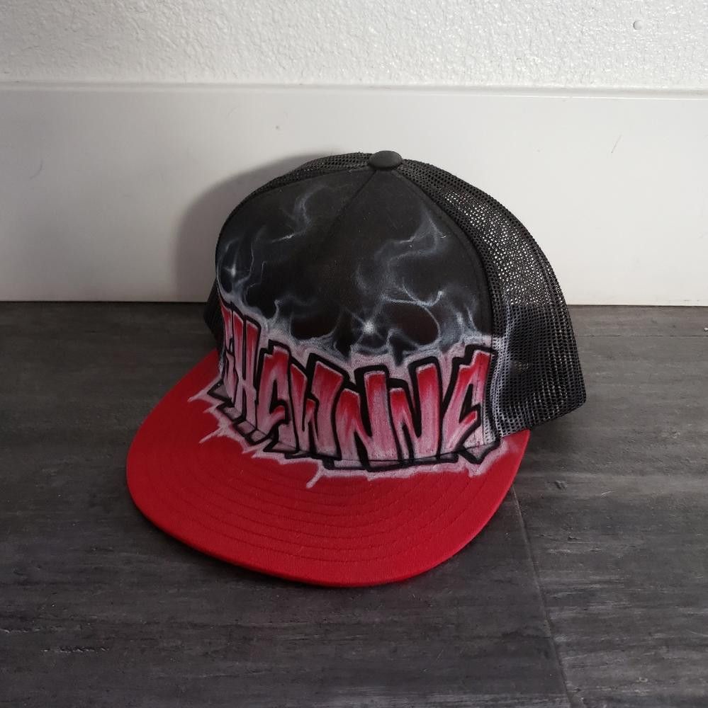 Designer Red Black Classics Custom Shawnna Lid Size ONE SIZE - 1 Thumbnail