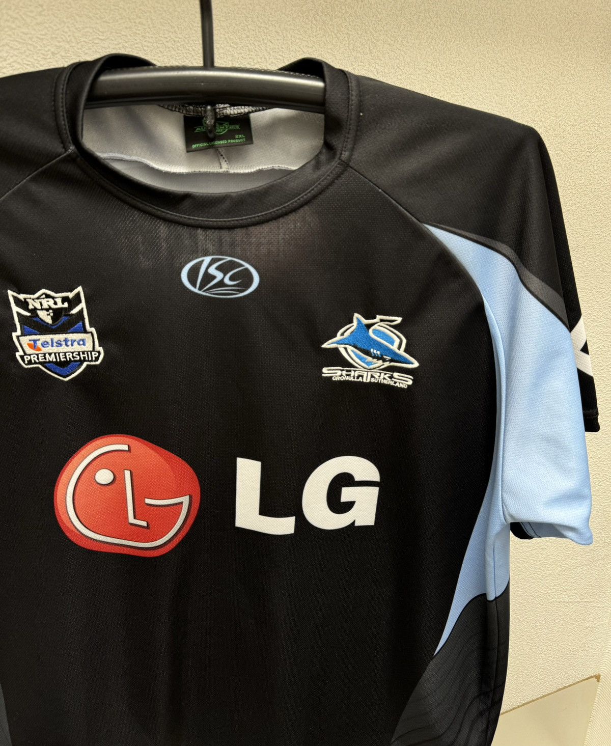 Vintage Cronulla Sharks Rugby league jersey 2008 NRL Centenary L Size US XXL / EU 58 / 5 - 4 Thumbnail