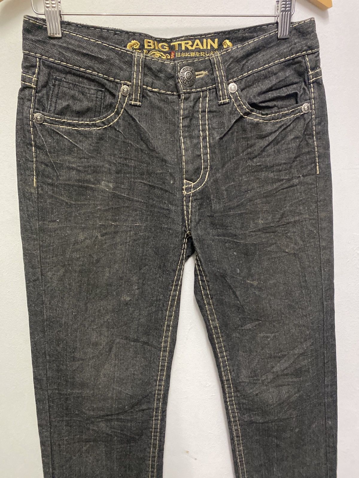 Japanese Brand Big Train Japanese Denim Jeans Heavy Stitch Style Size US 32 / EU 48 - 2 Thumbnail