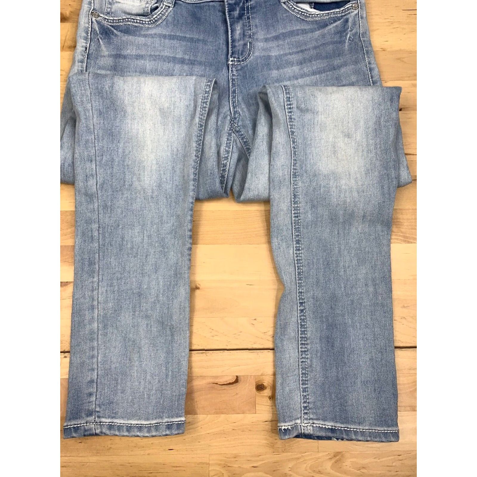 Vintage Womens Arizona Jeans Light Wash Size 14 Reg Arizona Jeans Jeans Blue 26.5in Straight 14 Womens American — Size 36" / US 14 / IT 50 - 4 Thumbnail