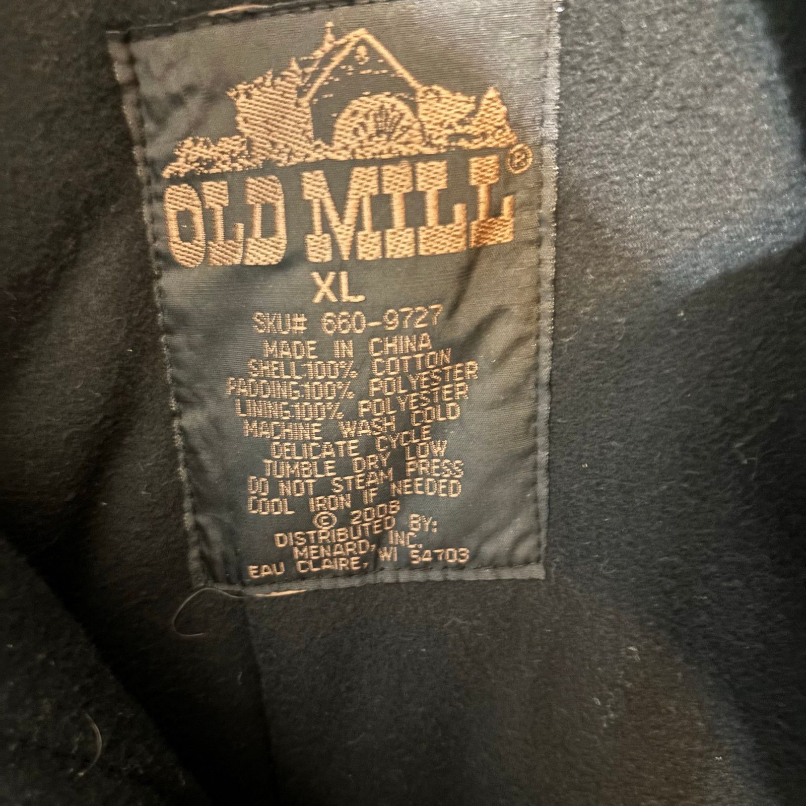Other Old Mill Canvas Men XL Thinsulate Insulate Padded Work Vest Size US XL / EU 56 / 4 - 4 Thumbnail