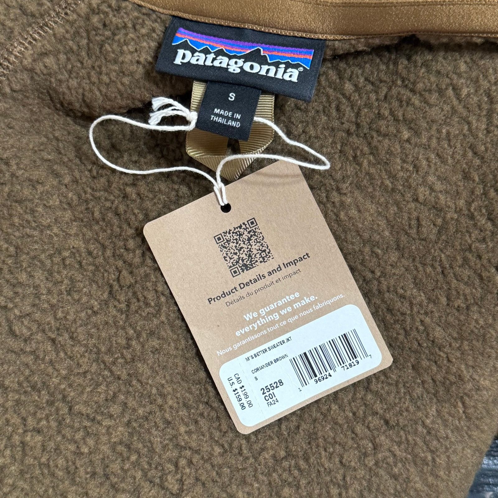 Patagonia Patagonia Better Sweater Jacket in Coriander Brown | Sz S Size S / US 4 / IT 40 - 5 Thumbnail