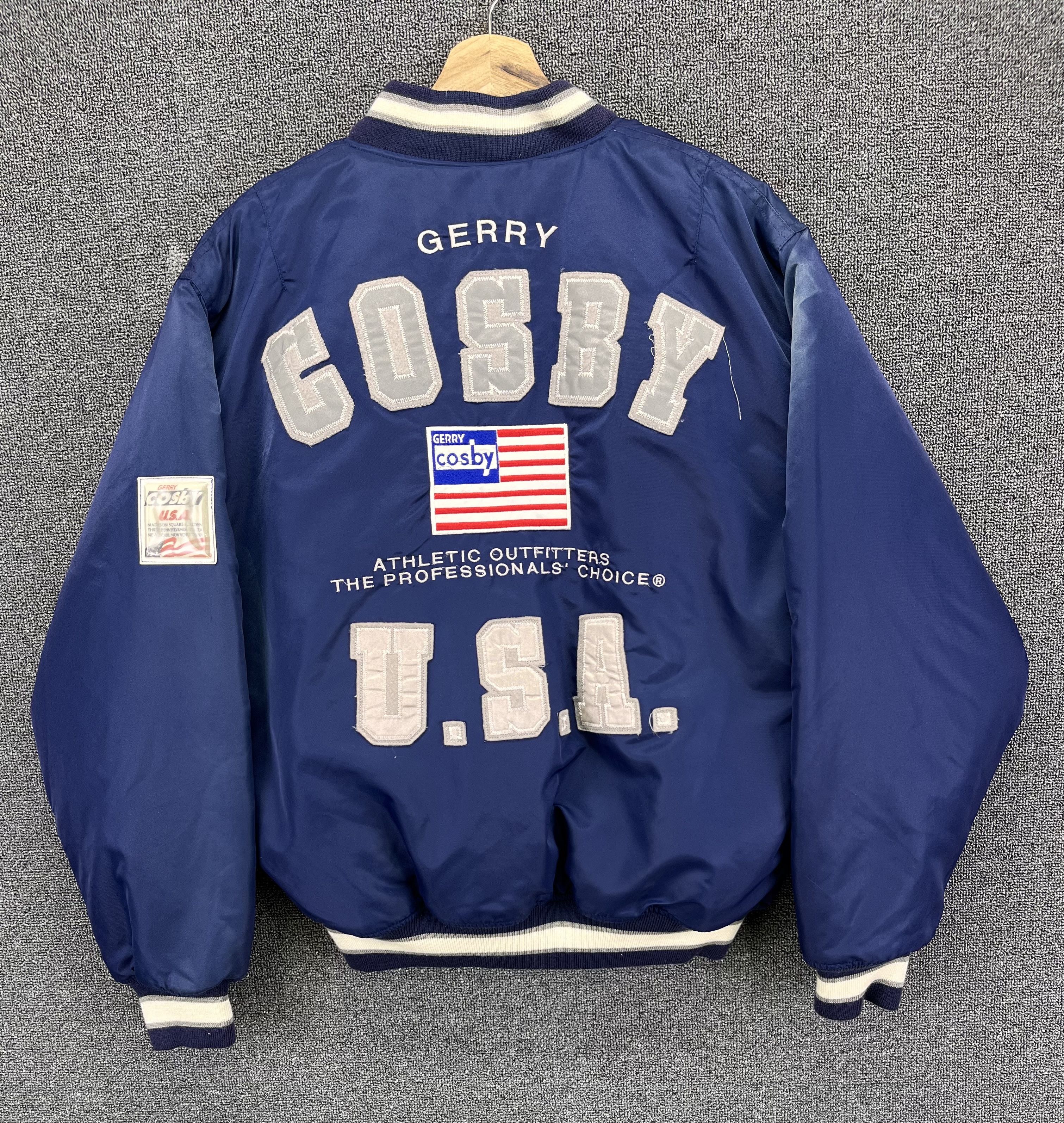 Vintage Vintage Gerry Cosby U.S.A New York Varsity Jacket Size US L / EU 52-54 / 3 - 1 Thumbnail
