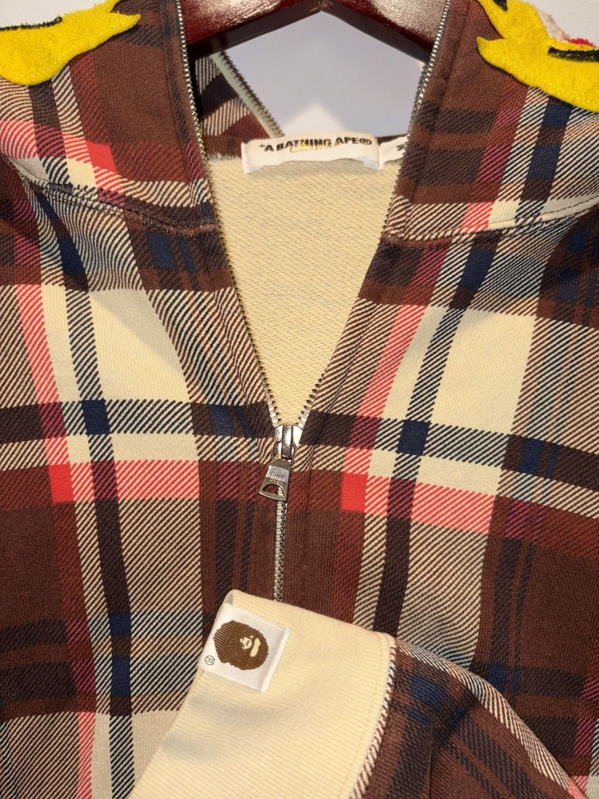 Bape BAPE x Hanshin Tigers Rare Plaid Full Zip Size US M / EU 48-50 / 2 - 4 Thumbnail