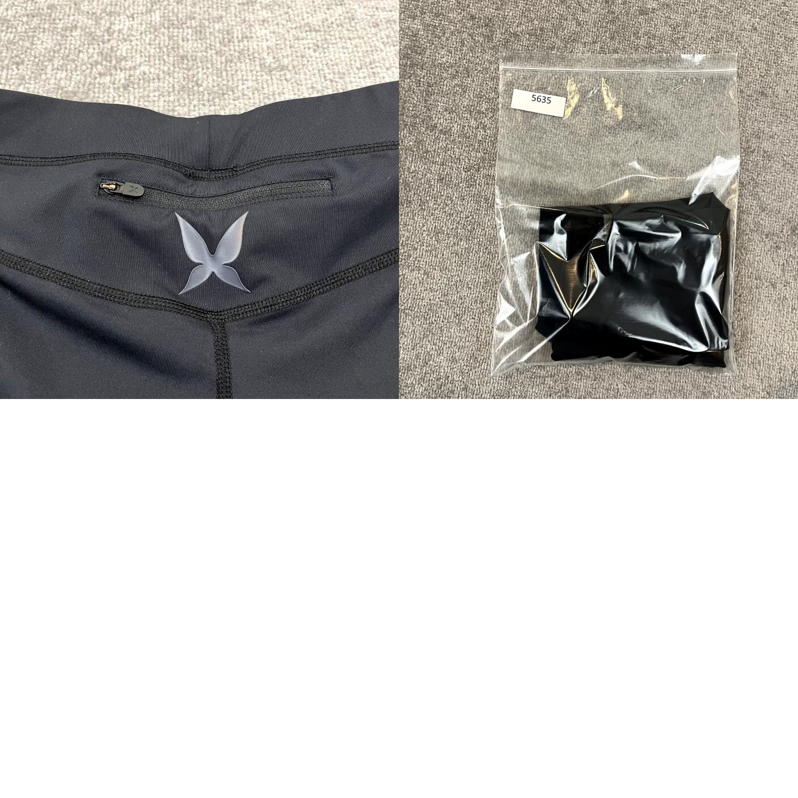 Lululemon KARI TRAA Leggings Women Small Black Ankle Zip Reflective Low Rise Waist Stretch Size 28" / US 6 / IT 42 - 9 Thumbnail