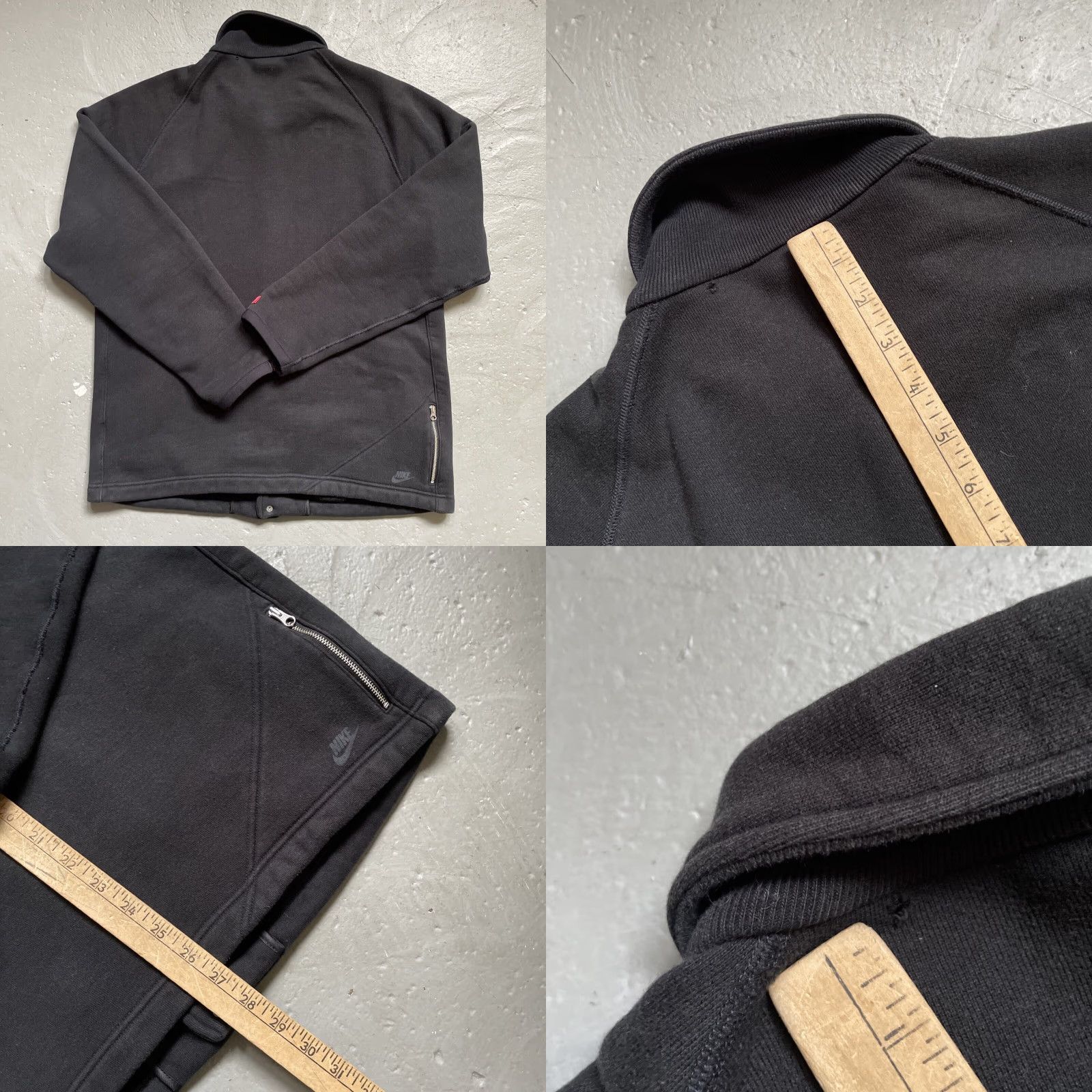 Nike Nike x Loopwheeler Sweat Athletic Jacket Men’s M Black Cotton Size US M / EU 48-50 / 2 - 8 Thumbnail