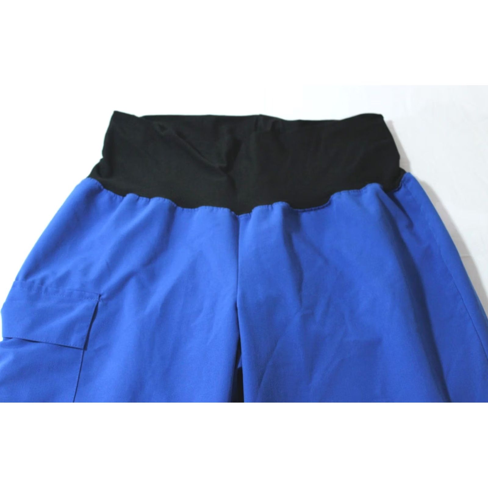 Vintage Medline Women's Ocean Ave Cargo Scrub Pants CL8 Blue Small Size 28" / US 6 / IT 42 - 2 Thumbnail