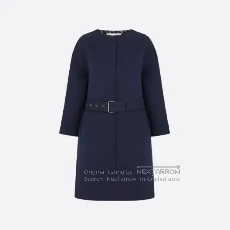 Dior Dior Wool Women's Coat in Navy Blue . Size XS / US 0-2 / IT 36-38 - 3 Thumbnail