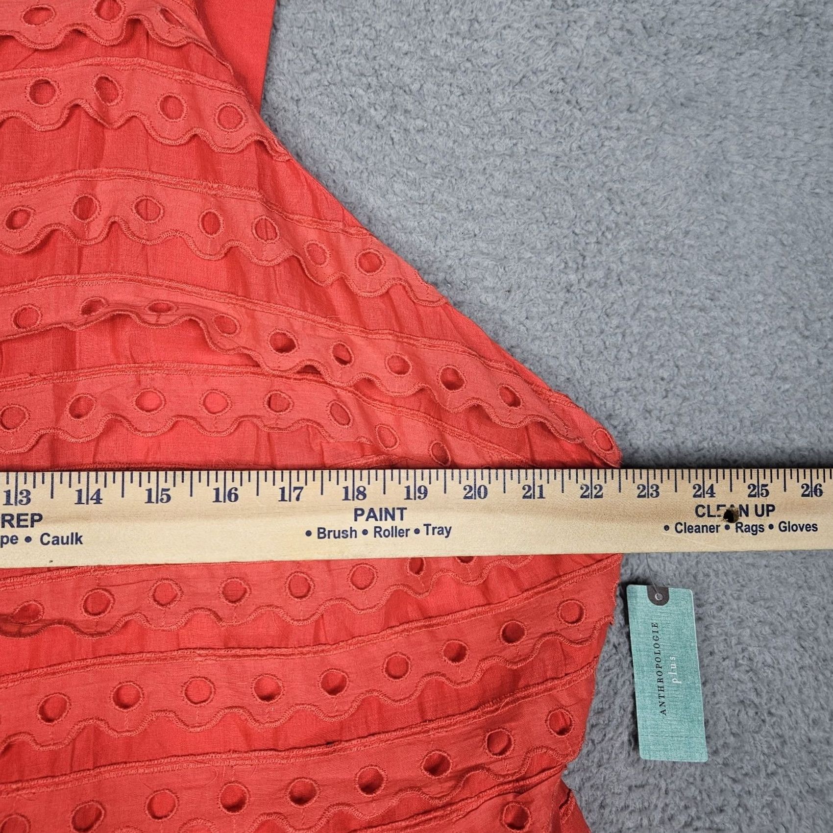 Anthropologie VINTAGE Anthropologie Maeve Women's Halter Eyelet Midi Dress Plus Size 20W NEW Size 3XL / US 20-22 - 4 Thumbnail