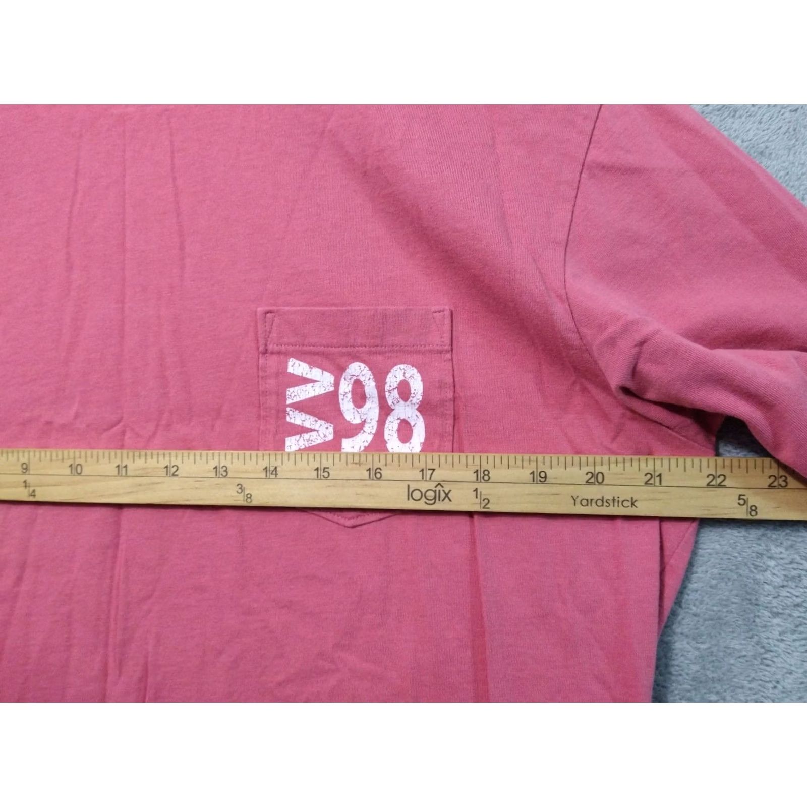 Vineyard Vines Vineyard Vines Shirt Mens Medium Pink Short Sleeve 98 Graphic Cotton Crew Neck Size US M / EU 48-50 / 2 - 4 Thumbnail