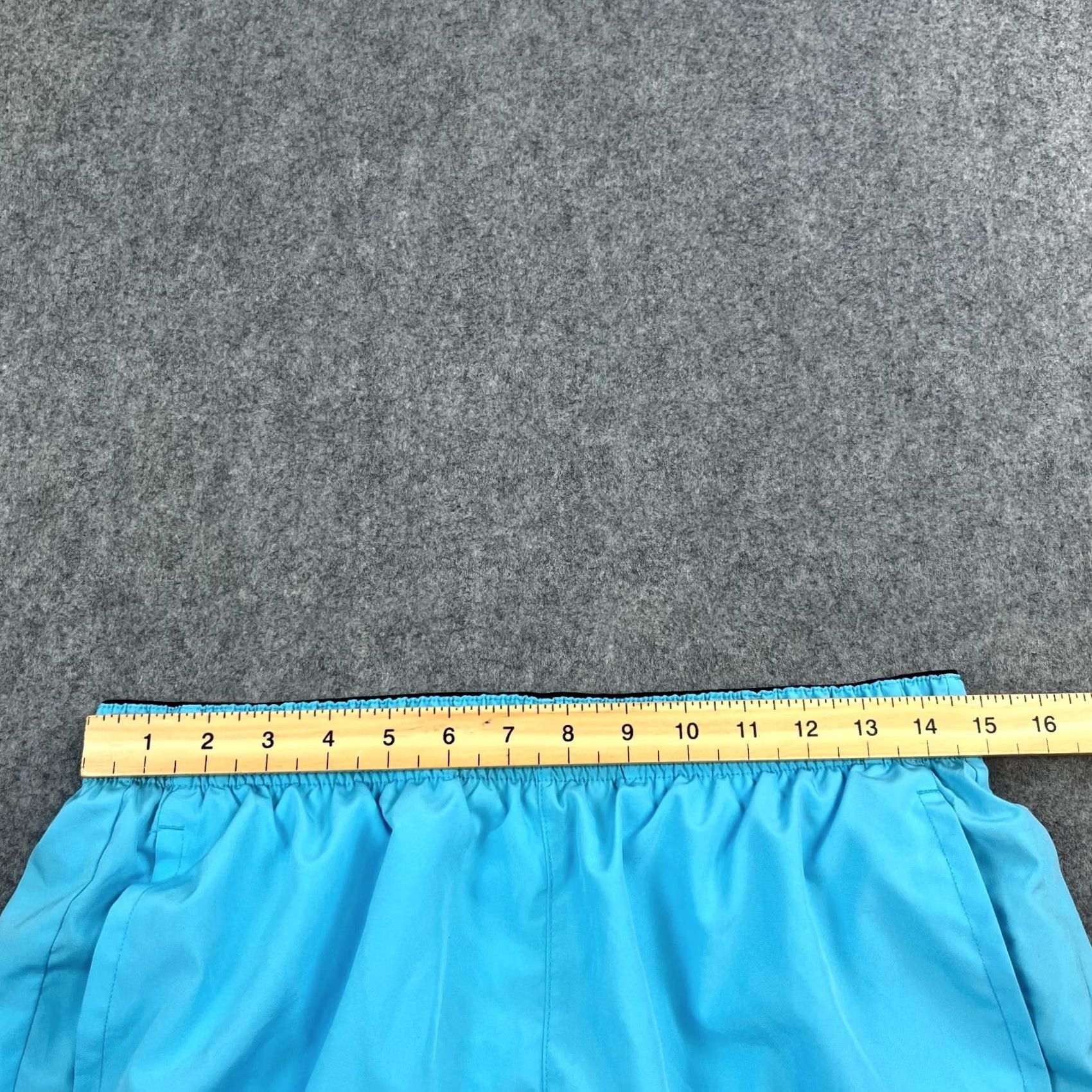 Nike Nike Mens Sweat Shorts M Blue Swoosh Dri-Fit Gymwear Running Pocket Shorts Size US 31 - 6 Thumbnail
