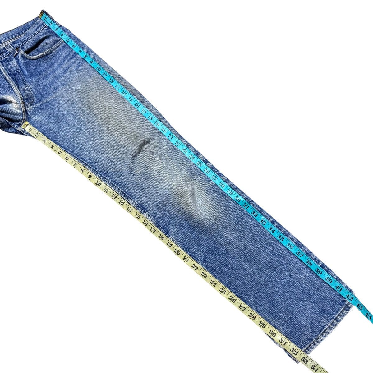 Levi's Vintage 80s Levis 501 Distressed Jeans Size US 29 - 17 Thumbnail