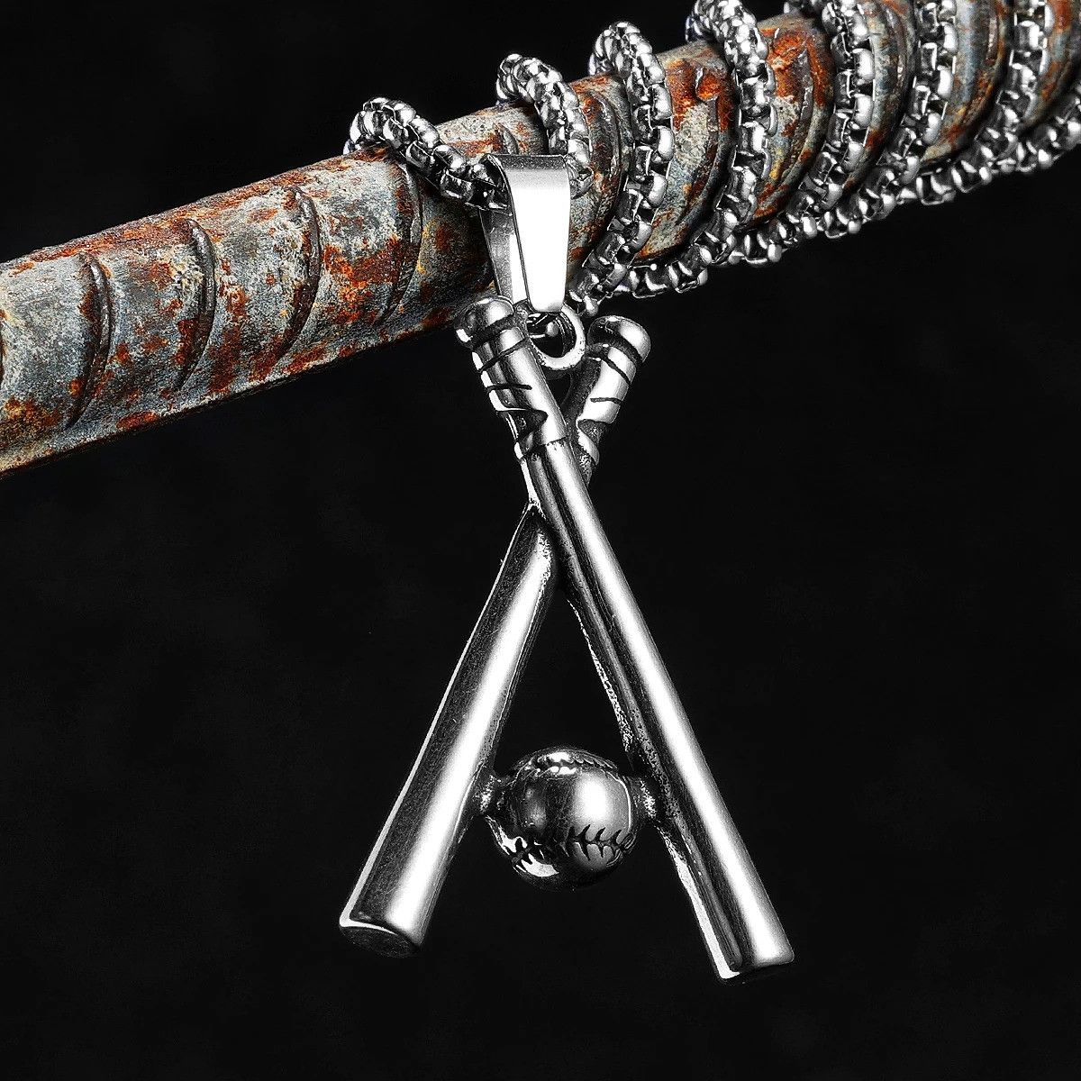 Other Baseball Bat Pendant Accessories Necklace Gifts Size ONE SIZE - 2 Thumbnail
