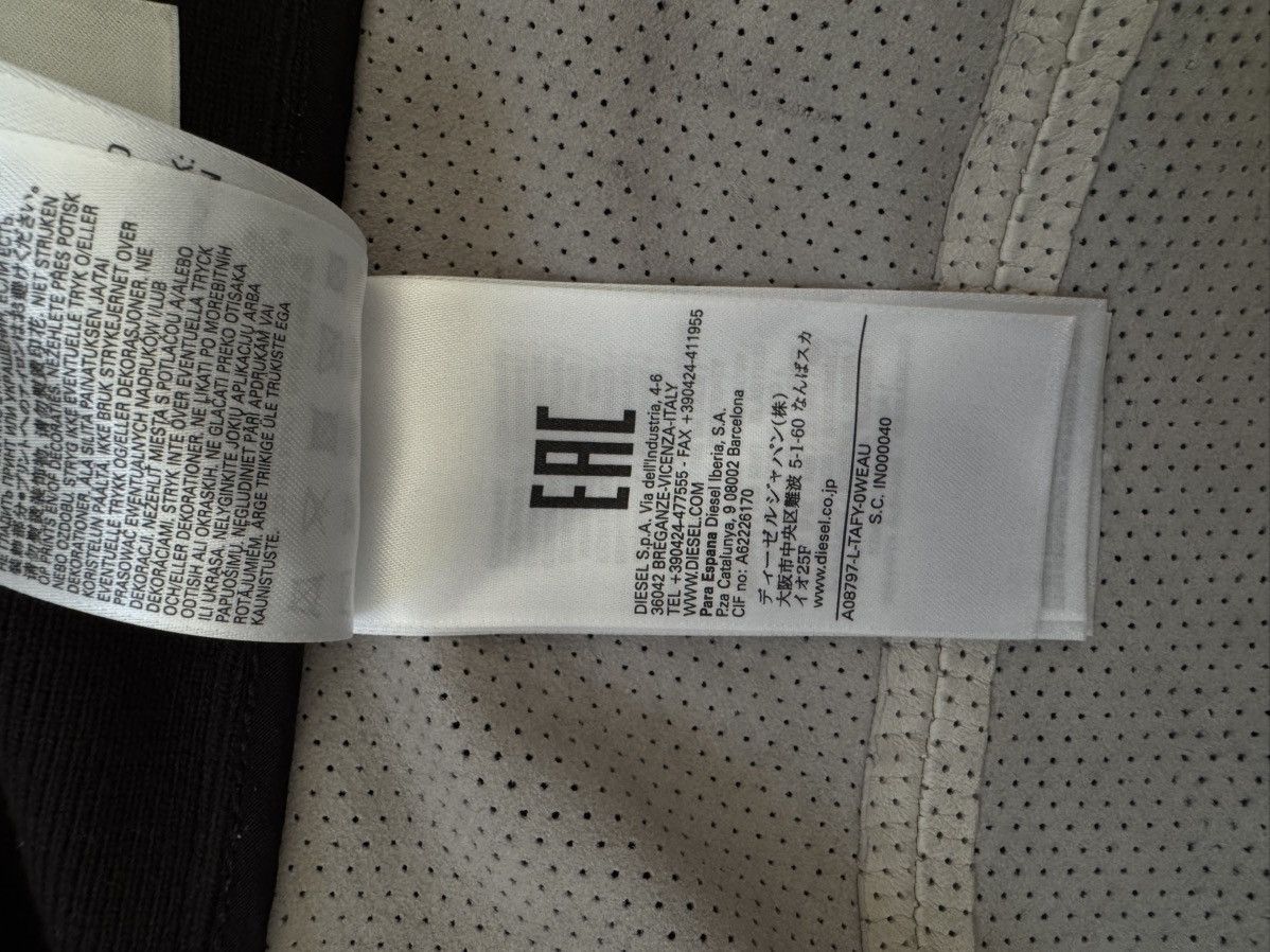Diesel Panelled perforated-leather jacket Size XS / US 0-2 / IT 36-38 - 9 Thumbnail
