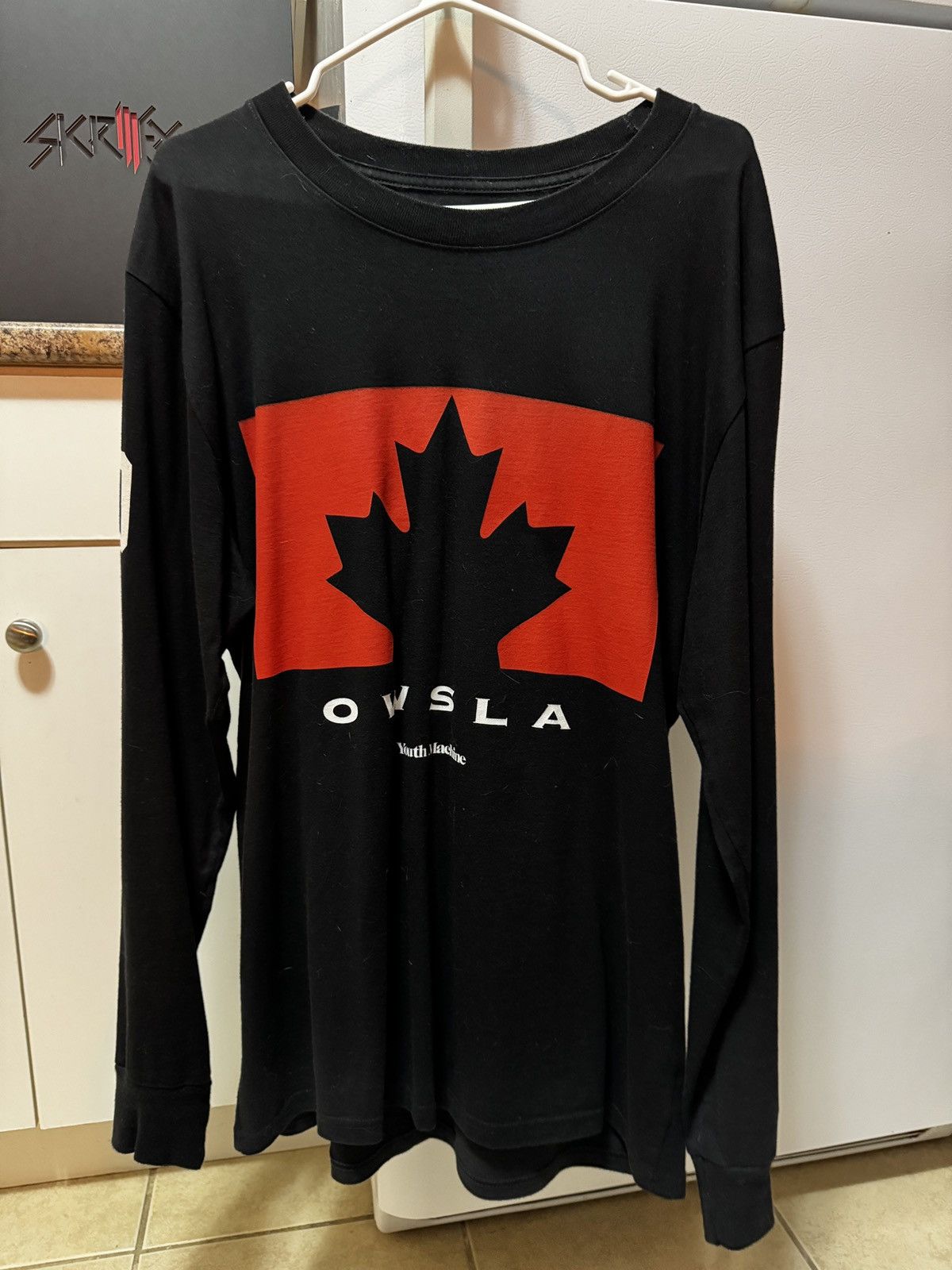 image of Owsla 2015 Canada Tour Longsleeve in Black, Men's (Size XL)