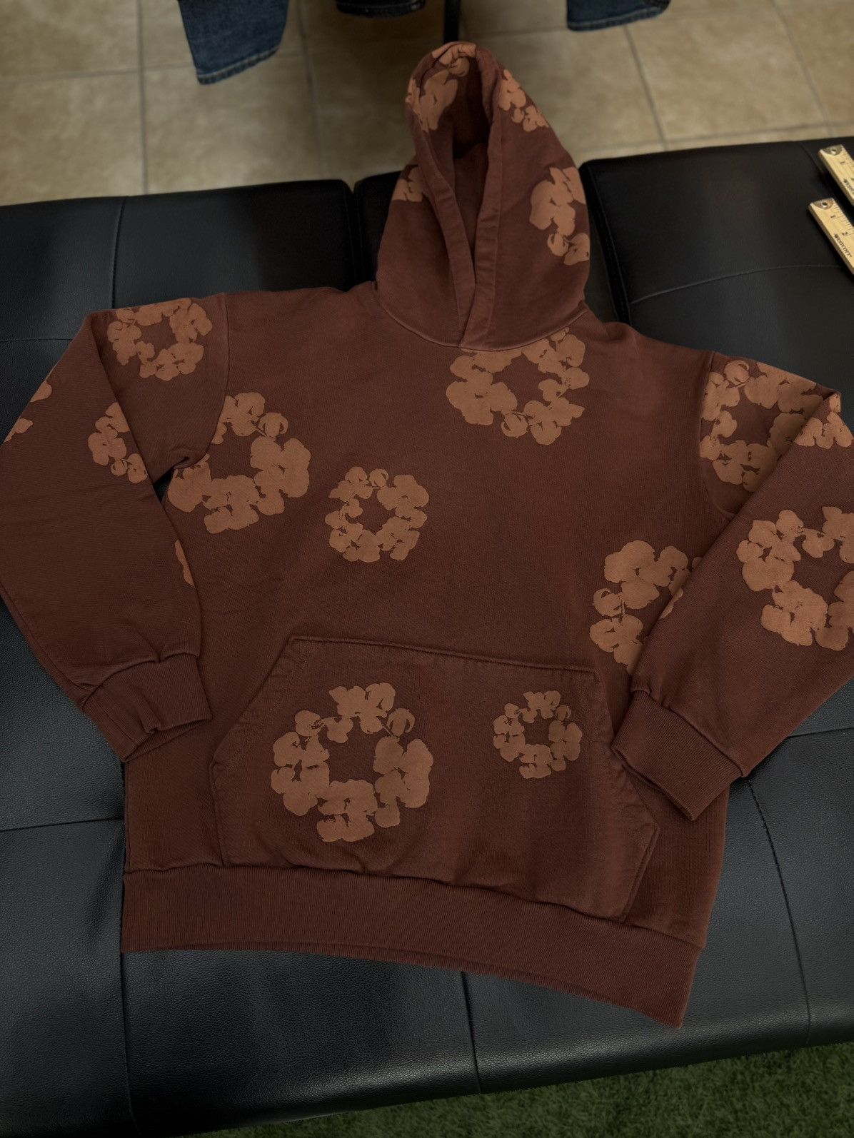 DENIM TEARS Denim Tears 2025 Brown Cotton Wreath Hoodie XS (NEW) Size US XS / EU 42 / 0 - 3 Thumbnail
