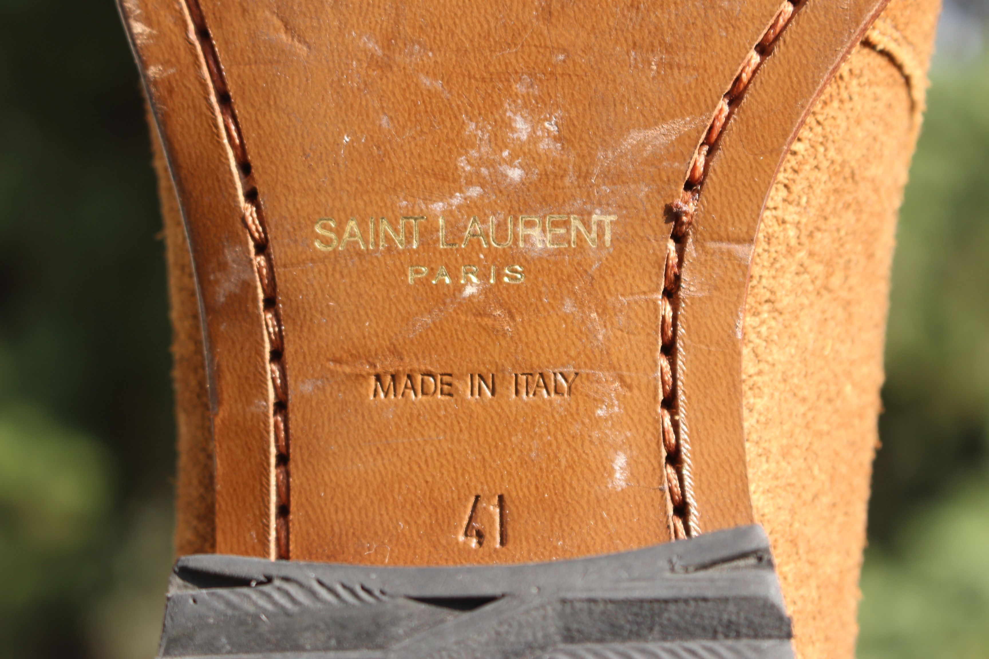 Hedi Slimane × Saint Laurent Paris Suede Jodhpur Boots Size US 8 / EU 41 - 5 Thumbnail
