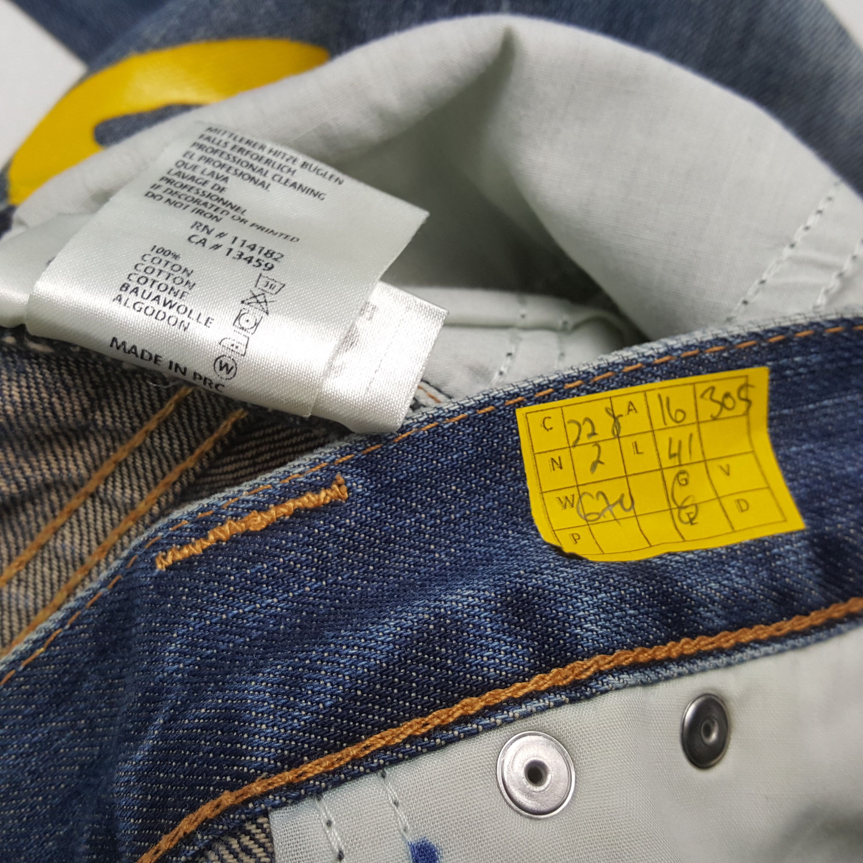 Christian Audigier × Ed Hardy × Vintage Vintage ED HARDY by CHRISTIAN AUDIGIER Italian Custom Jeans Size US 32 / EU 48 - 13 Thumbnail