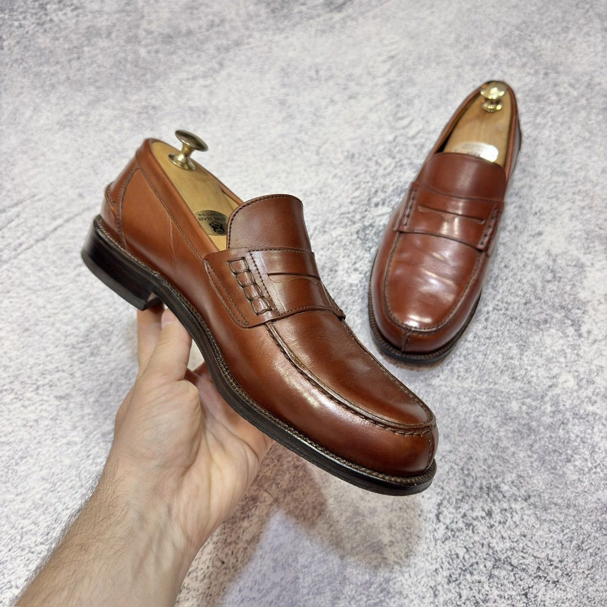 Other Jones Welted Leather Penny Loafers US9.5 UK8.5 EU42.5 Size US 9.5 / EU 42-43 - 6 Thumbnail