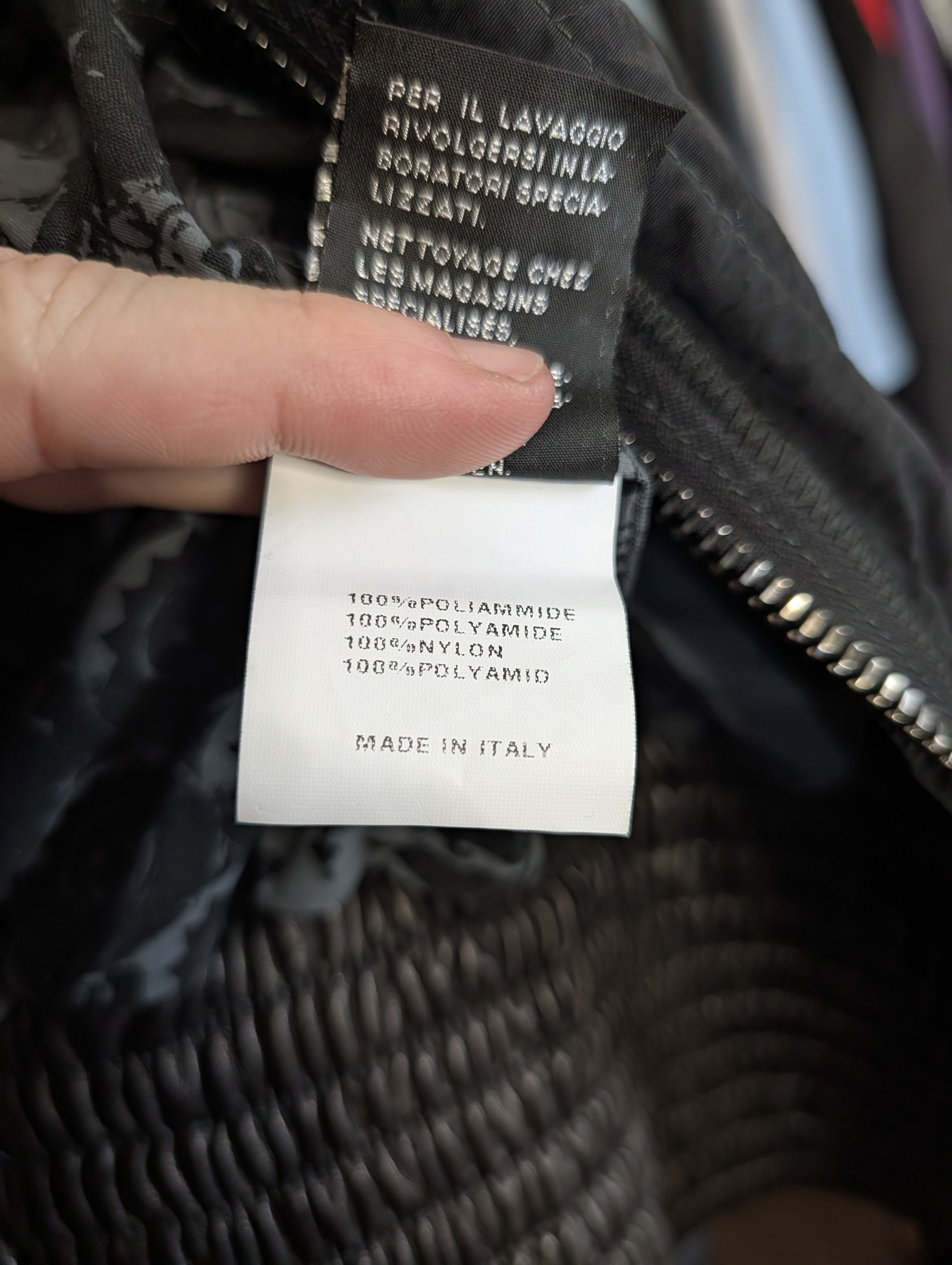 Italia Independent RONCARATI Lamb Leather Quilted Nylon Cropped Bomber Size M / US 6-8 / IT 42-44 - 17 Thumbnail