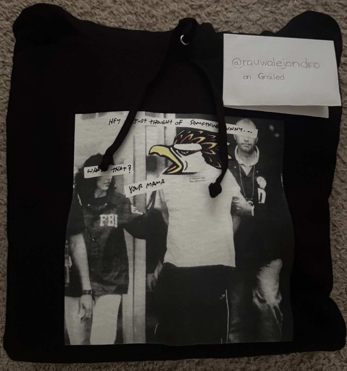 Antihero × Supreme Supreme Antihero hooded sweatshirt hoodie Size US L / EU 52-54 / 3 - 7 Thumbnail