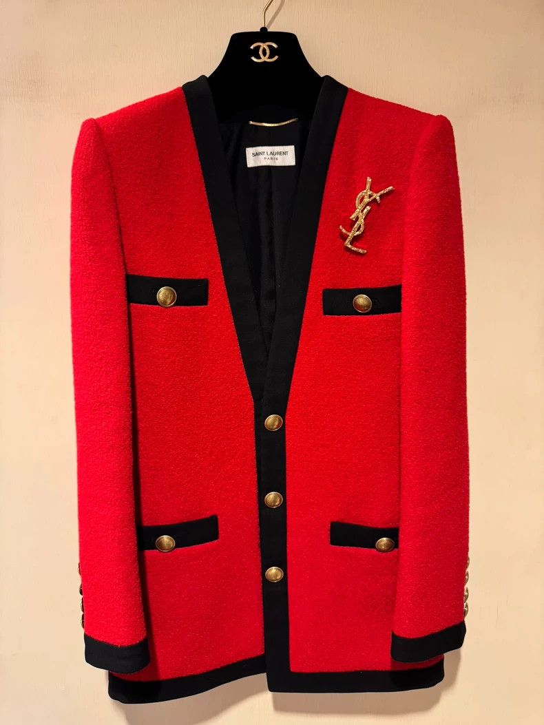 Saint Laurent Paris Saint Laurent Paris Socialite jacket 2505-Nextarrow Size XS / US 0-2 / IT 36-38 - 1 Thumbnail