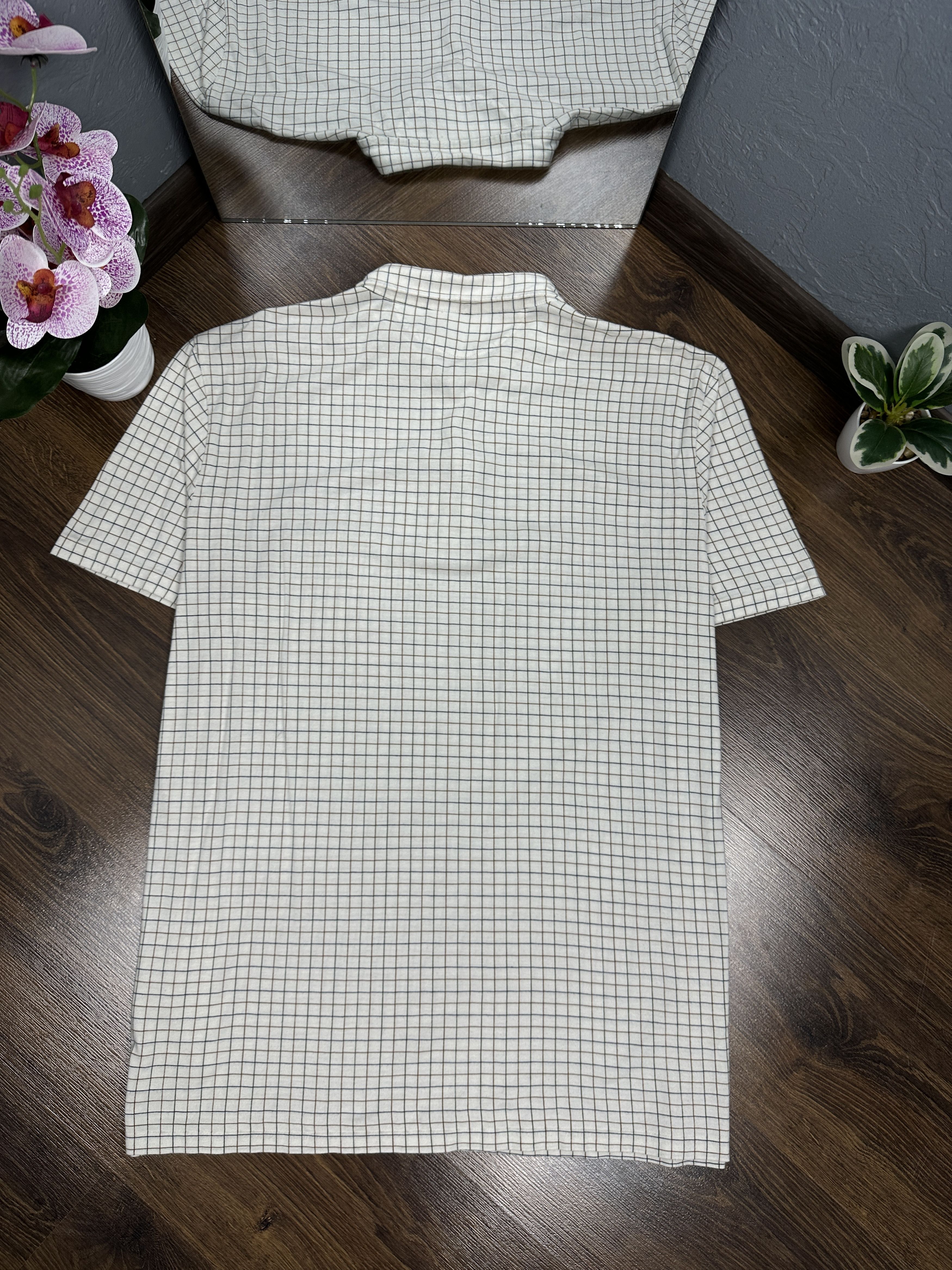 Polo Ralph Lauren × Ralph Lauren Polo Ralph Lauren Vintage Mens Check Polo Shirt Size US XXL / EU 58 / 5 - 6 Thumbnail