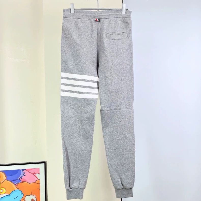 Thom Browne Thom Browne Grey striped tracksuit Size US 38 / EU 54 - 2 Thumbnail